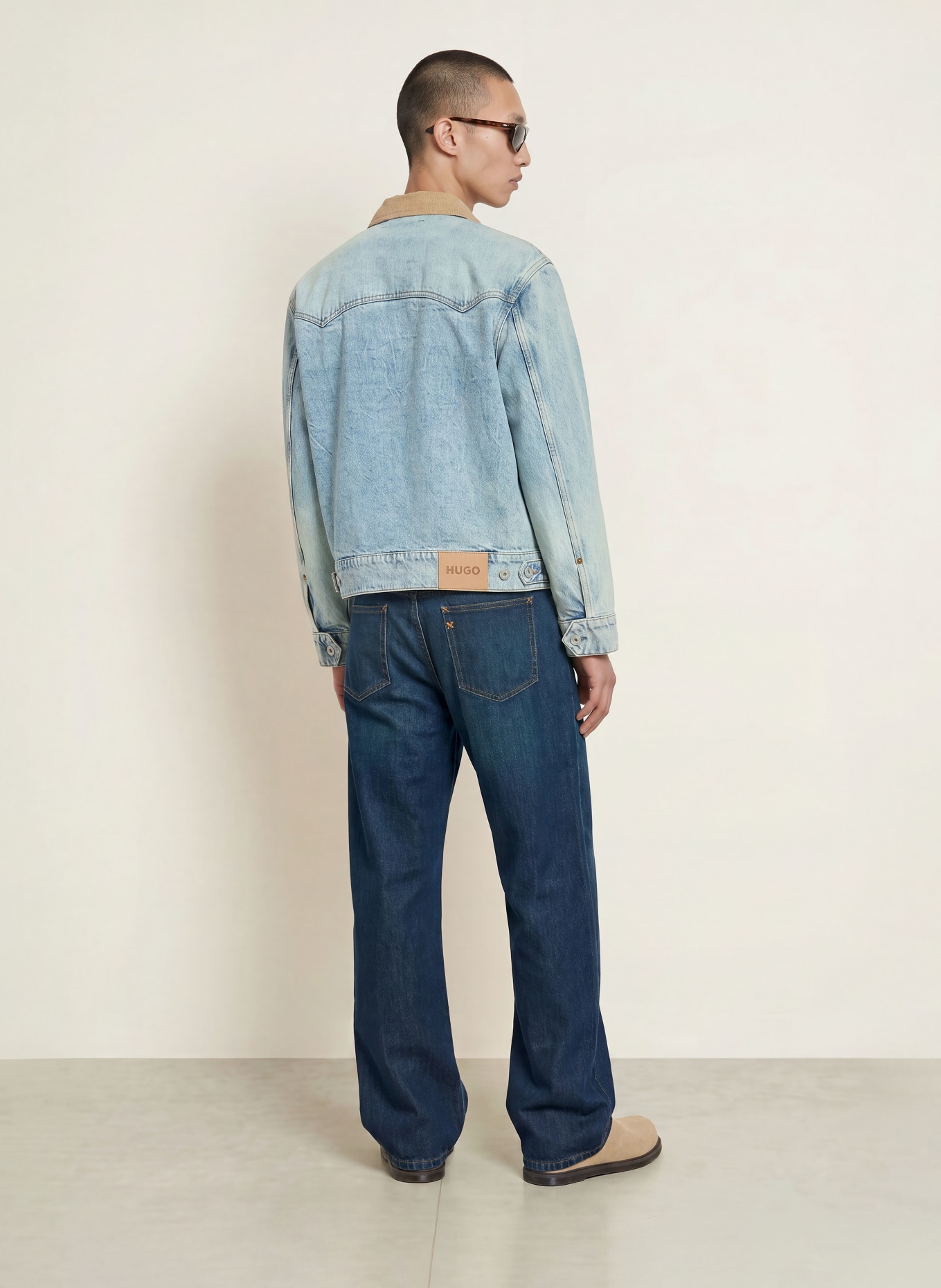 HUGO Jeans NATE Baggy Fit: 404 DARK BLUE