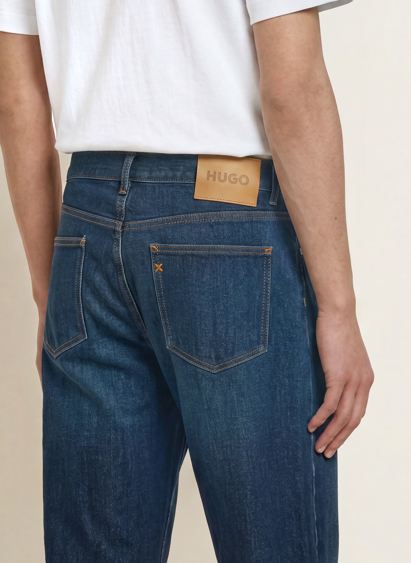 HUGO Jeans NATE Baggy Fit: 404 DARK BLUE