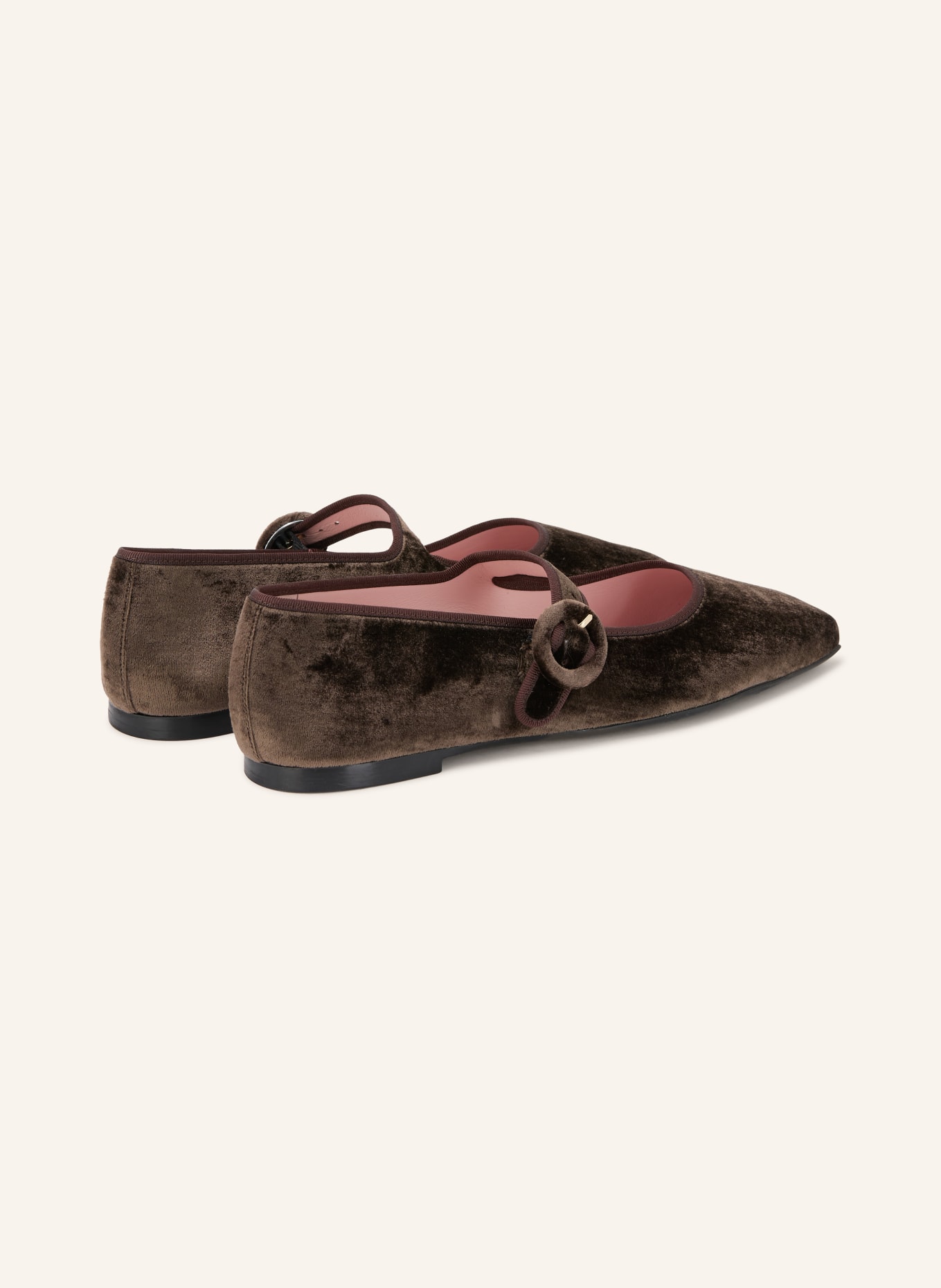 Pretty Ballerinas Mary-Jane-Ballerinas AFRODITE: DUNKELBRAUN