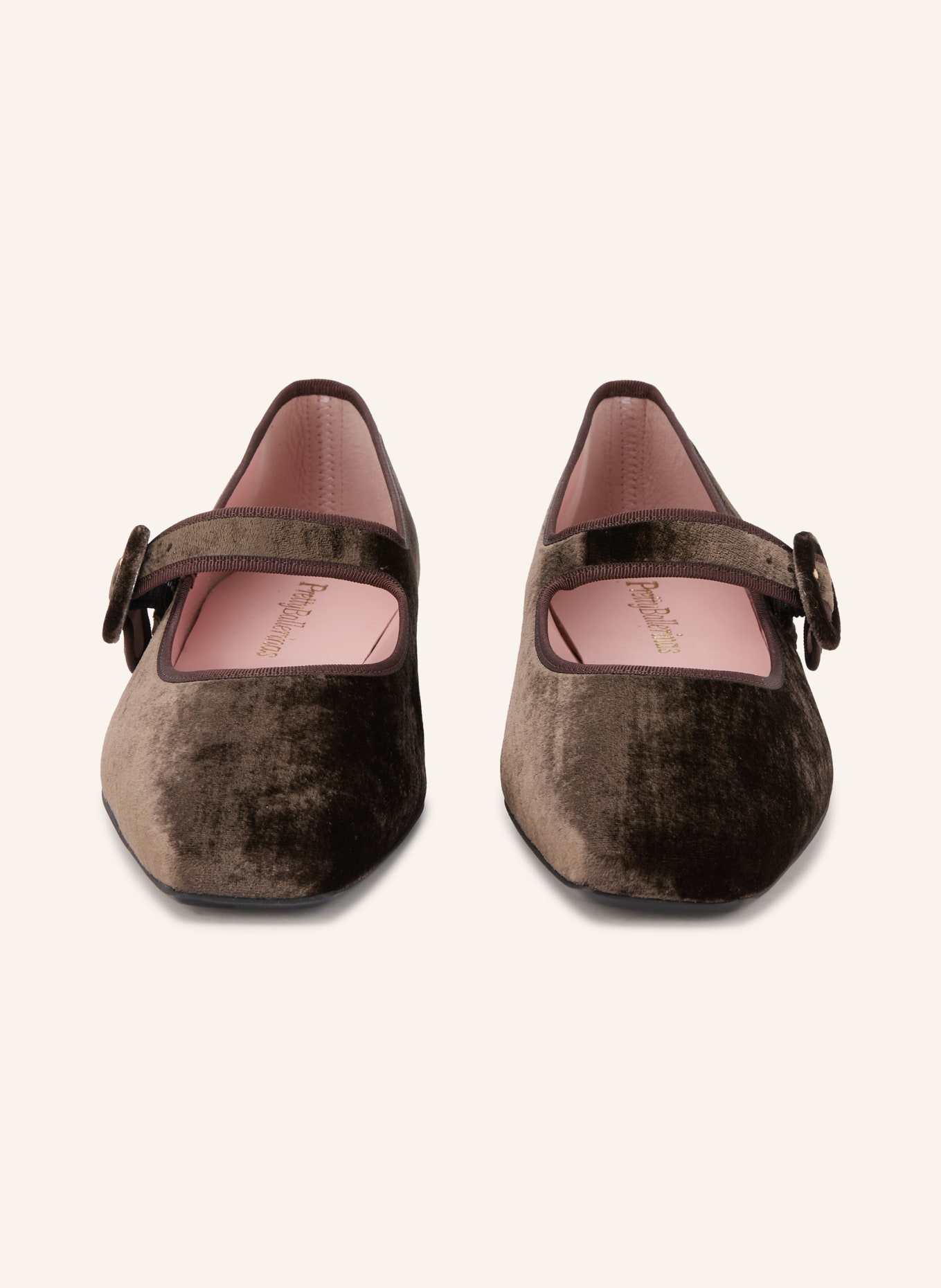 Pretty Ballerinas Mary-Jane-Ballerinas AFRODITE: DUNKELBRAUN