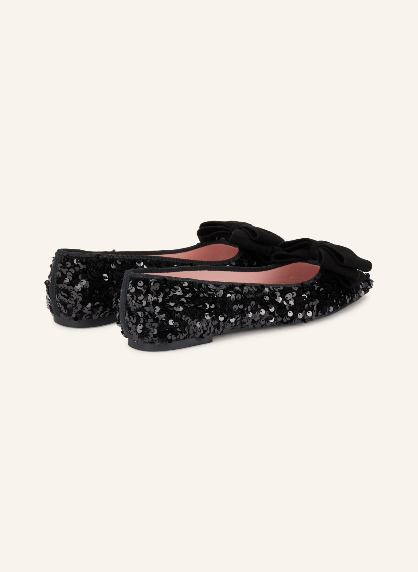 Pretty Ballerinas Balerine SALMA cu paiete: NEGRU
