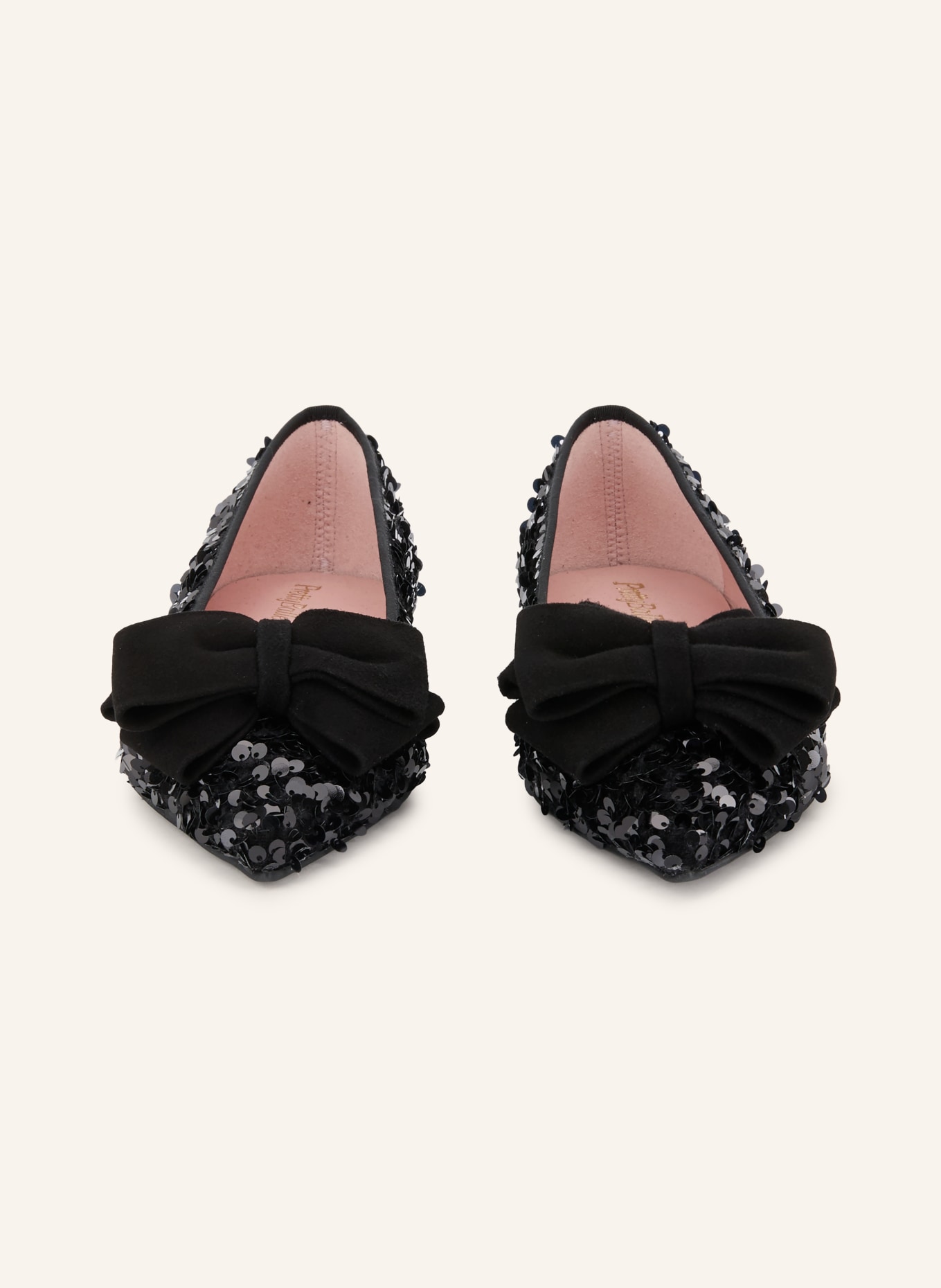 Pretty Ballerinas Balerine SALMA cu paiete: NEGRU