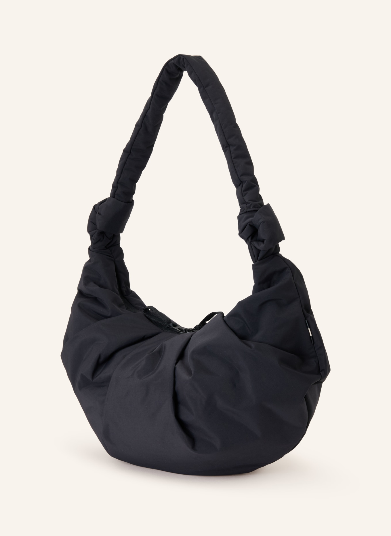 GOT BAG Schoudertas PLEAT MOON BAG LARGE: ZWART