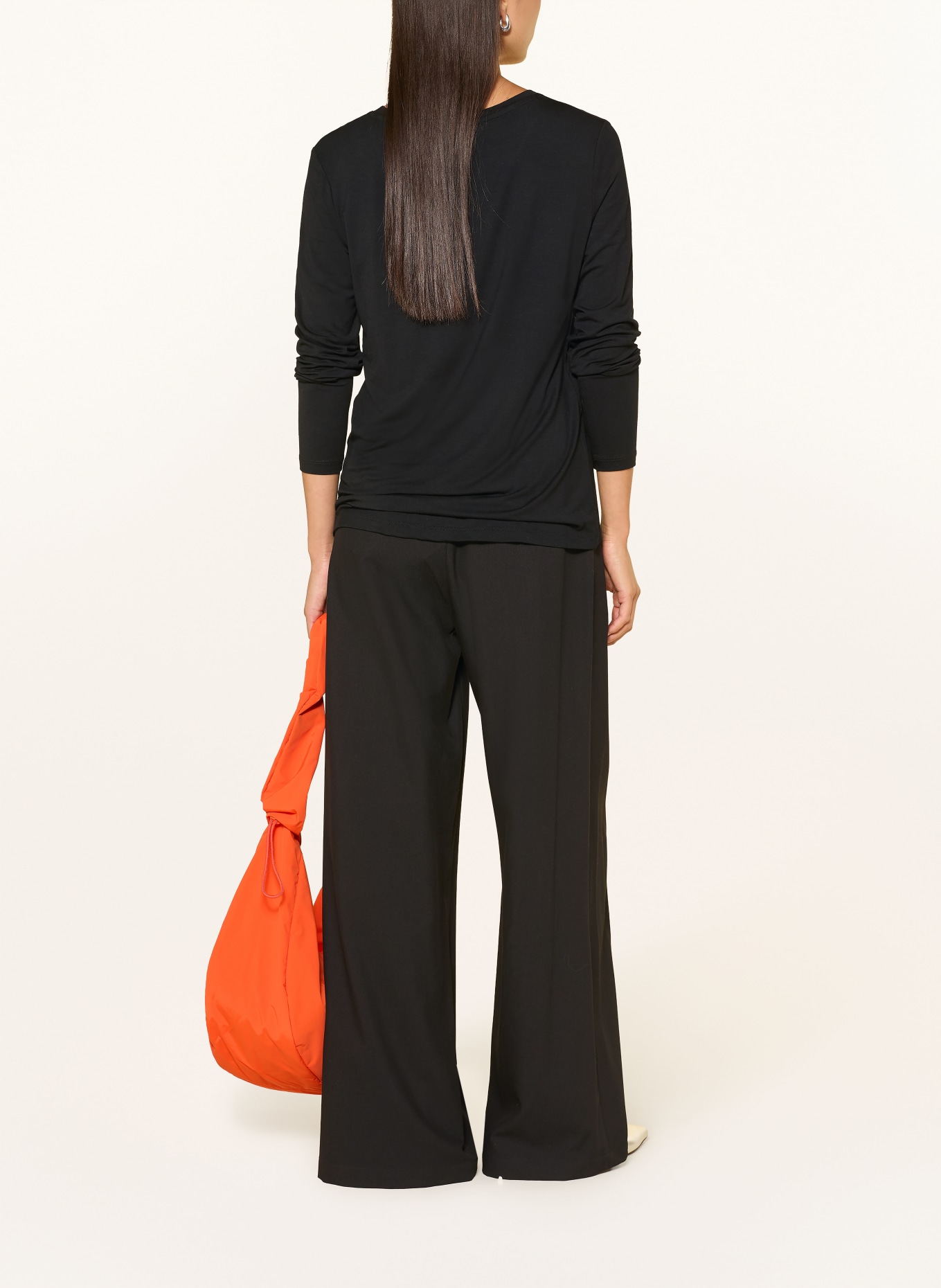 miss goodlife Longsleeve mit Pailletten: SCHWARZ