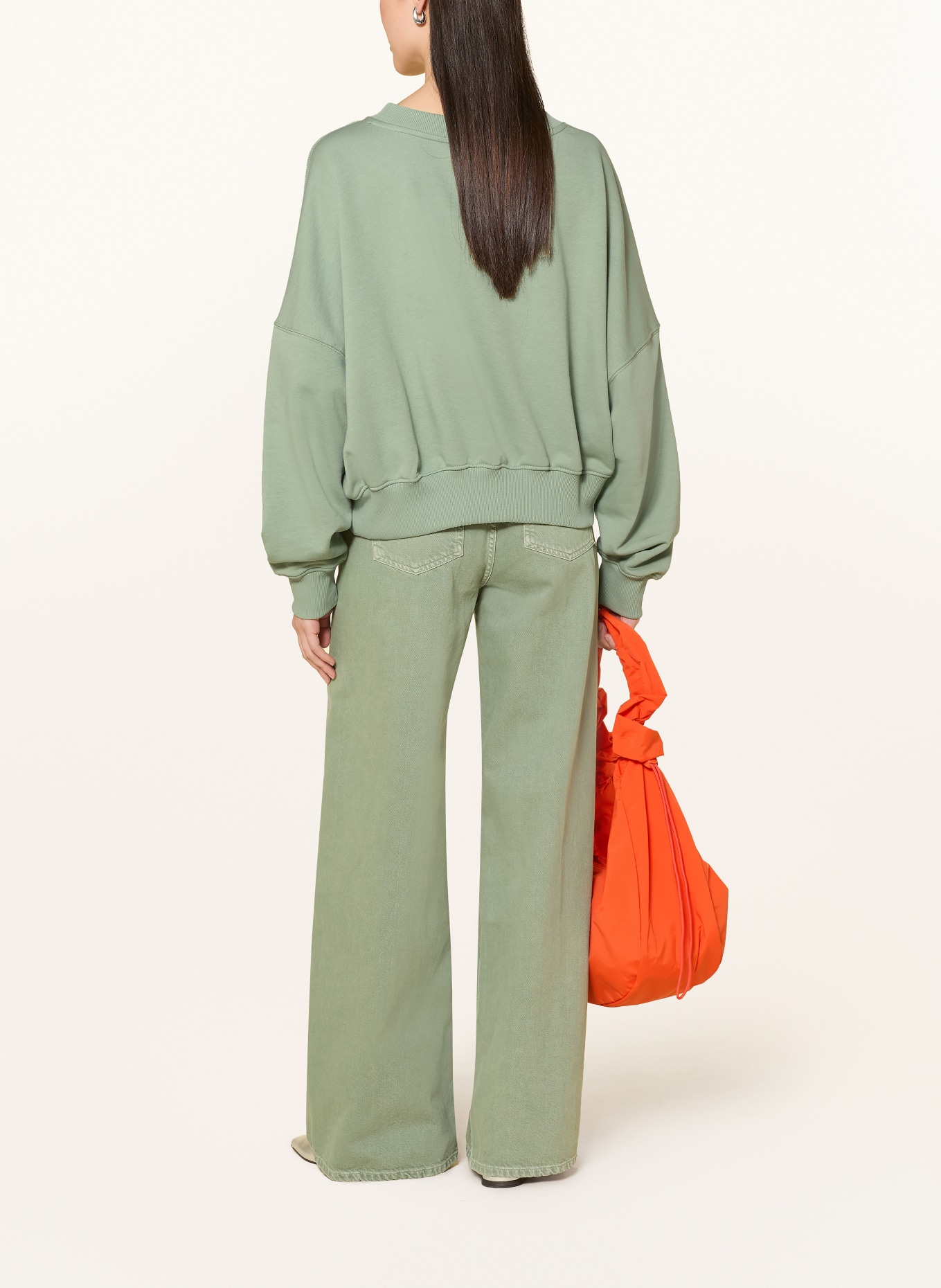 miss goodlife Sweatshirt: MINT / NEONORANJE