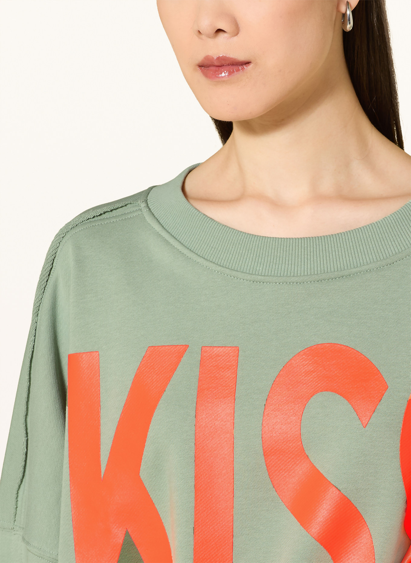 miss goodlife Sweatshirt: MINT / NEONORANJE
