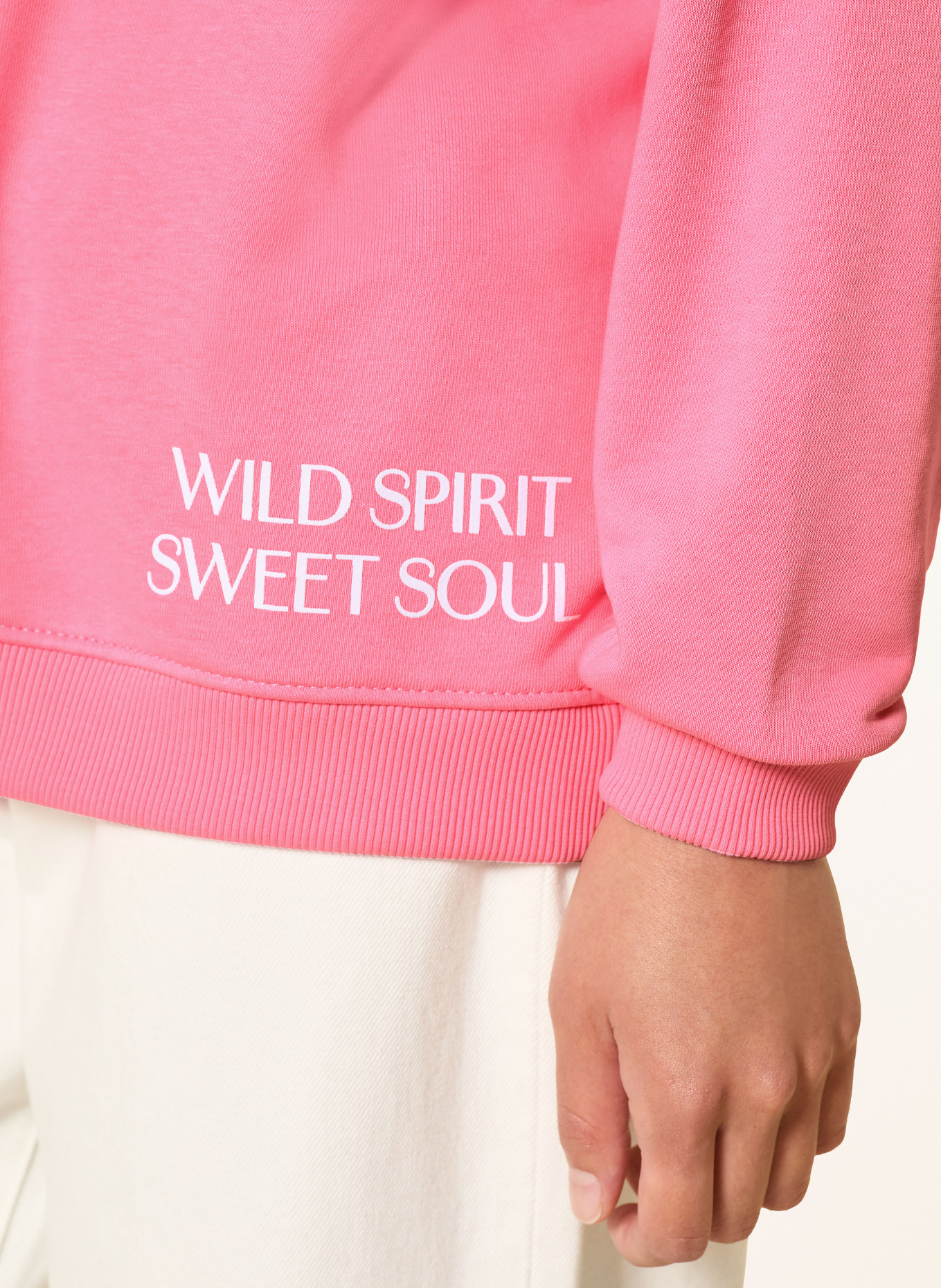 miss goodlife Tröja med strass: ROSA