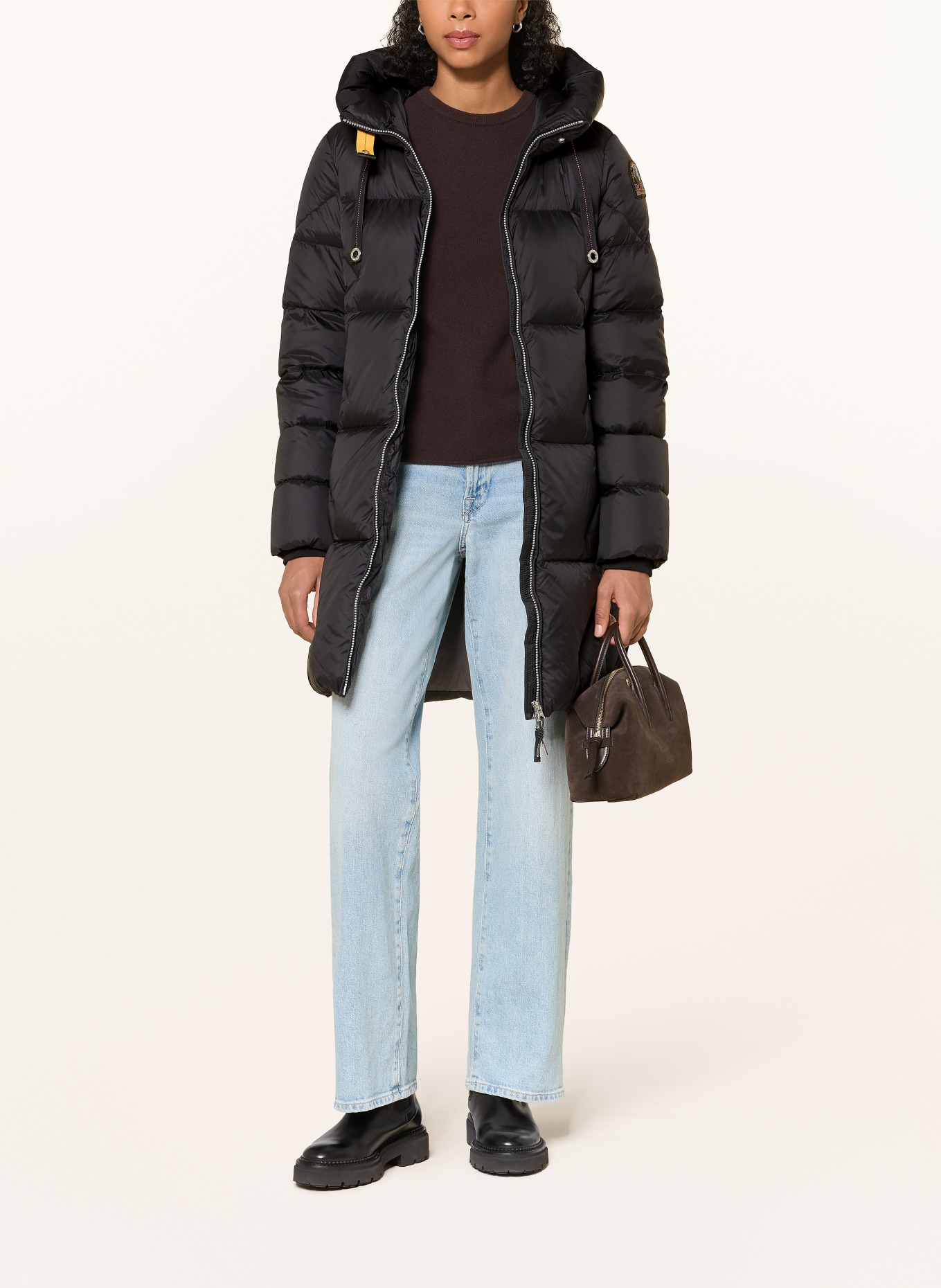 PARAJUMPERS Daunenmantel JANET: SCHWARZ