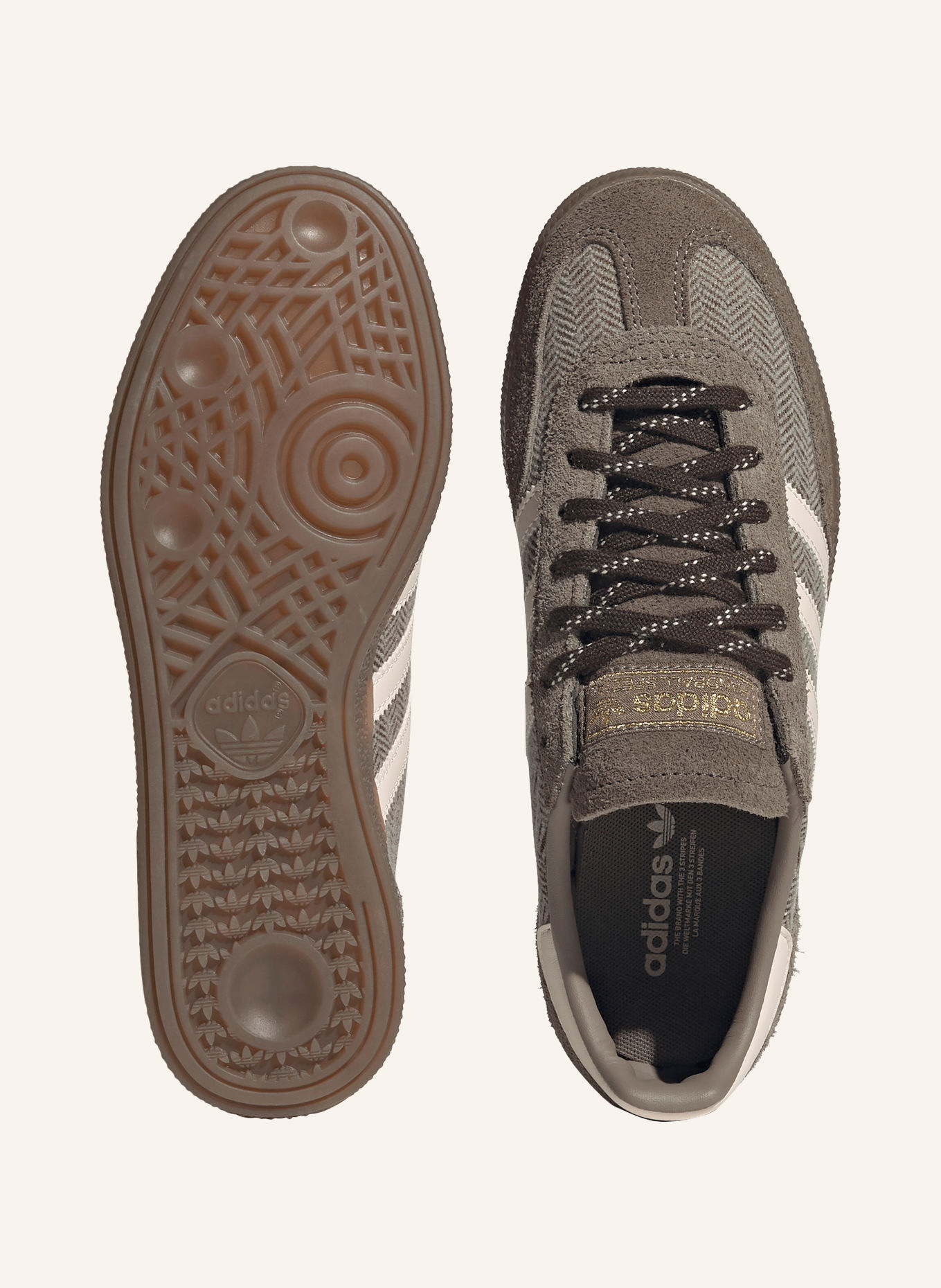 adidas Originals Sneakersy HANDBALL SPEZIAL: KHAKI / SVĚTLE RŮŽOVÁ / OLIVOVÁ