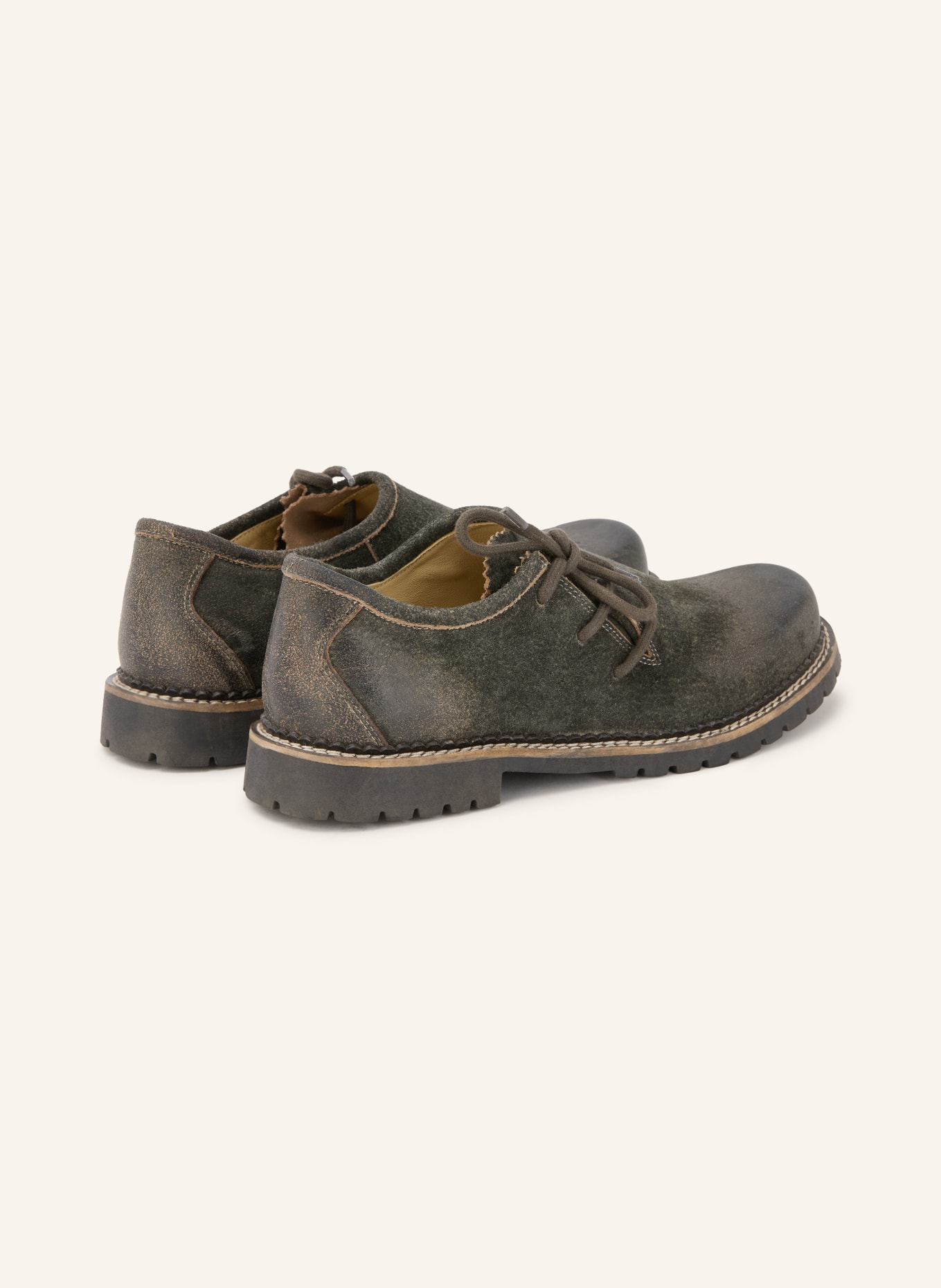 Spieth & Wensky Traditional Bavarian shoes GERD: DARK GRAY