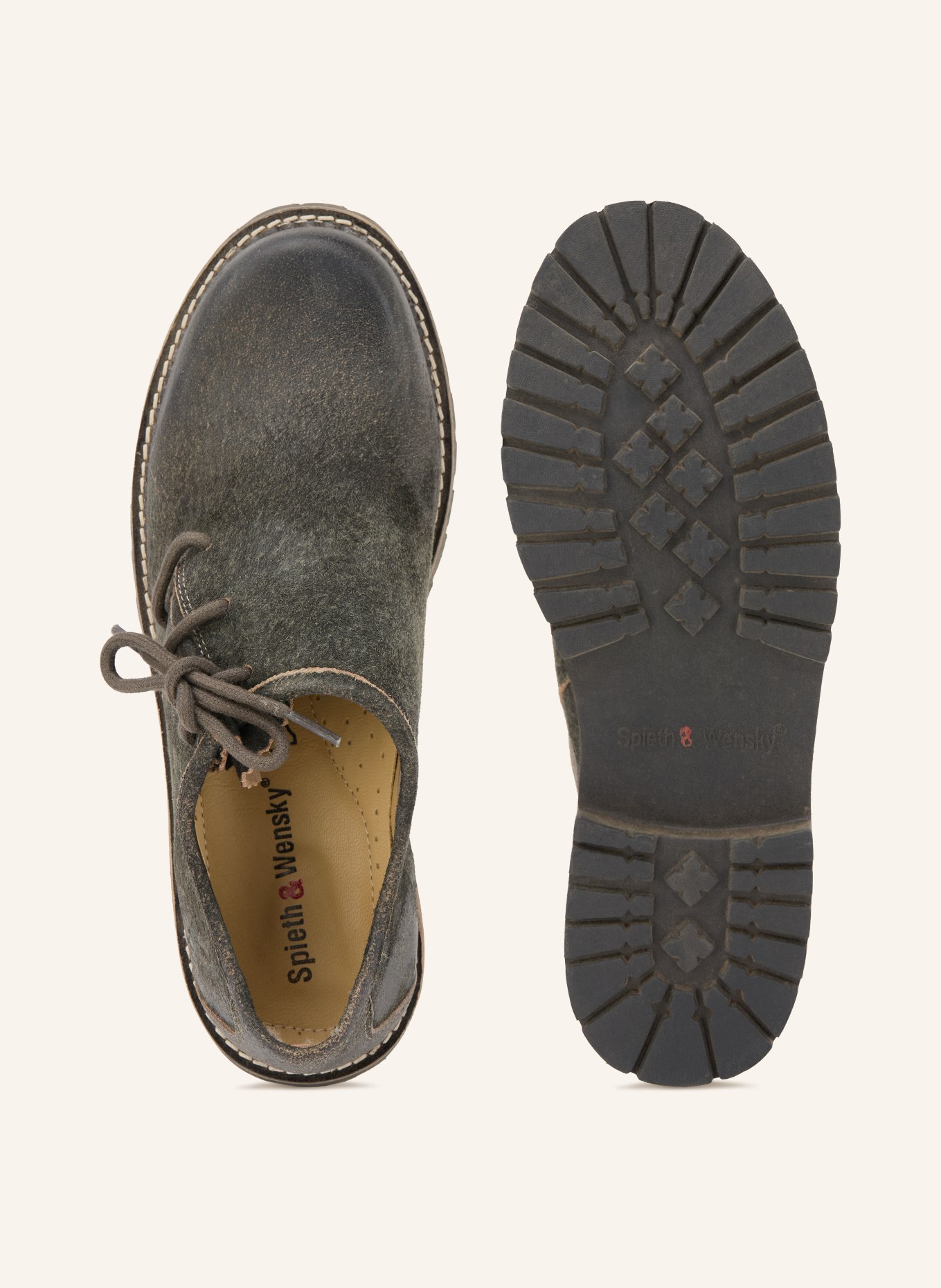 Spieth & Wensky Traditional Bavarian shoes GERD: DARK GRAY