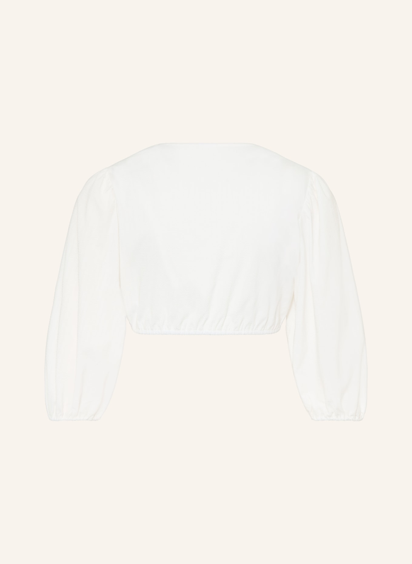 Spieth & Wensky Dirndlbluse KADETT mit 3/4-Arm: WEISS