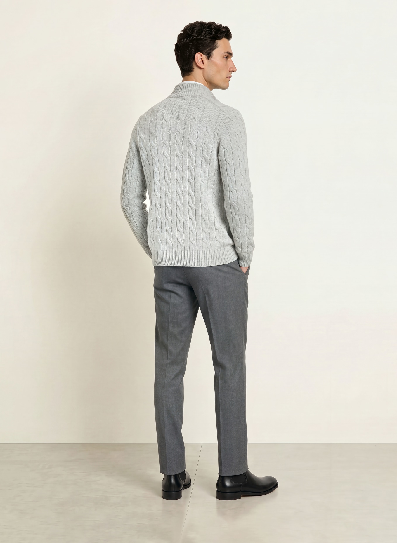 GRAN SASSO Gilet: GRIS CLAIR