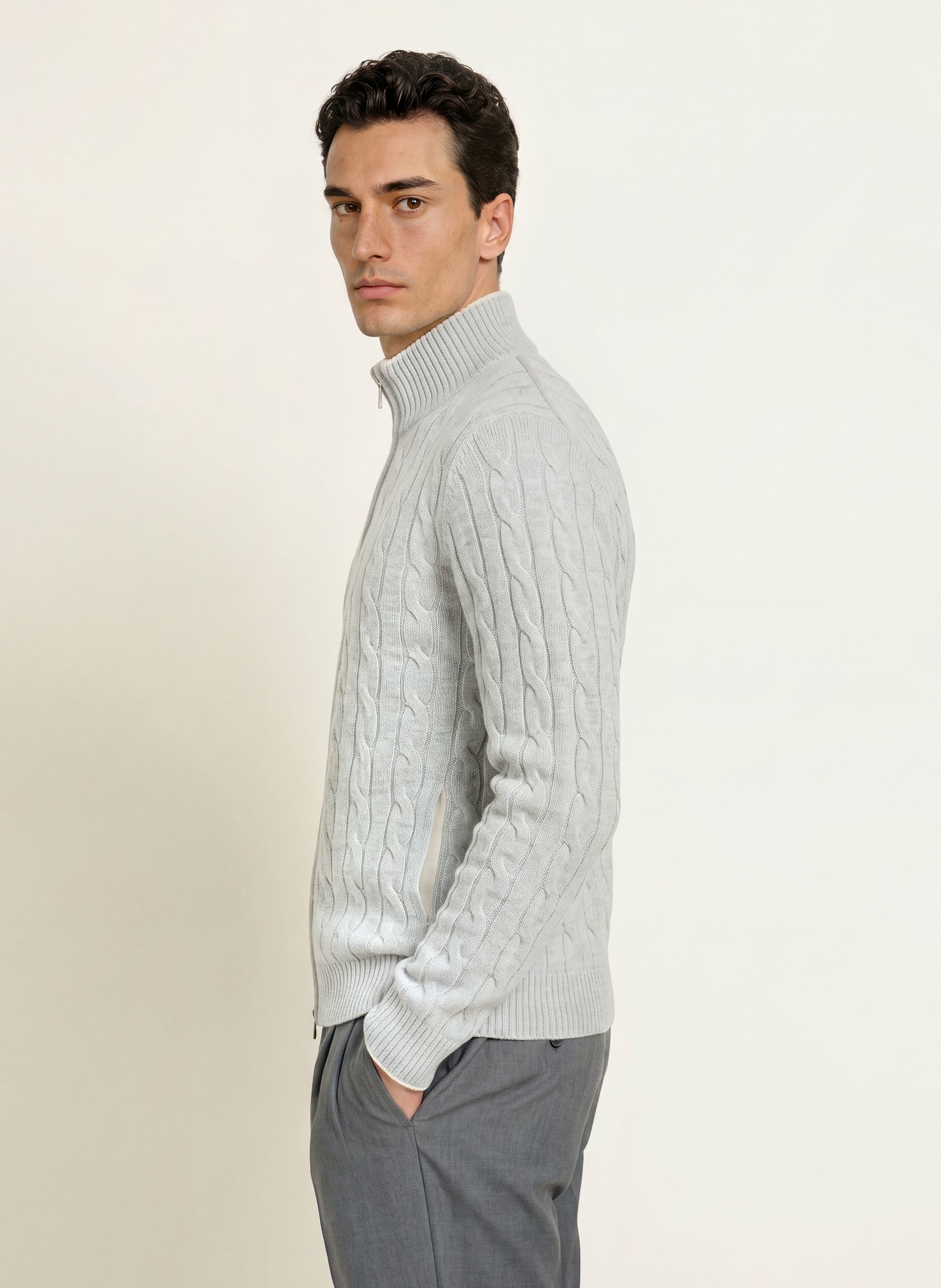 GRAN SASSO Gilet: GRIS CLAIR