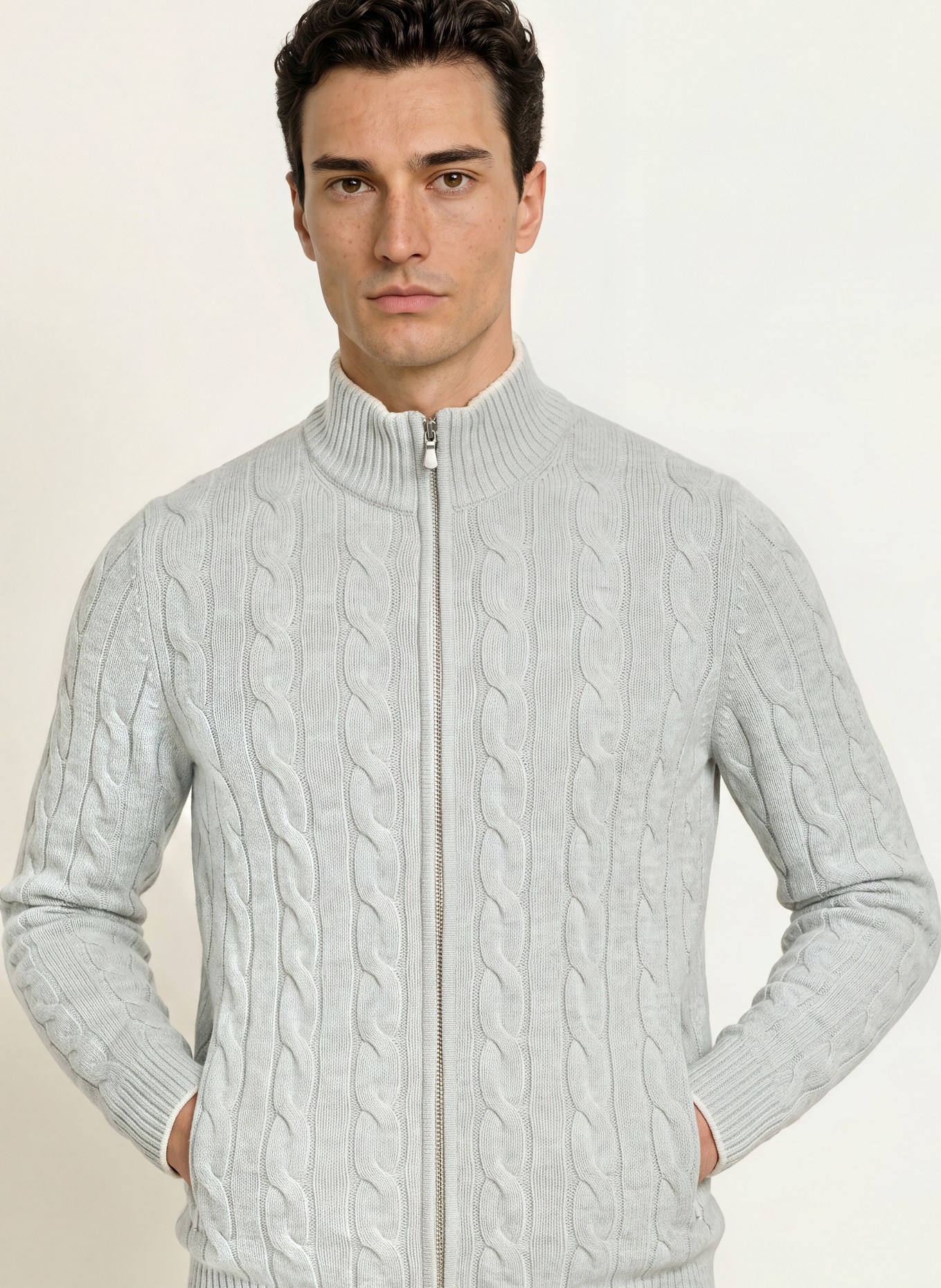 GRAN SASSO Gilet: GRIS CLAIR