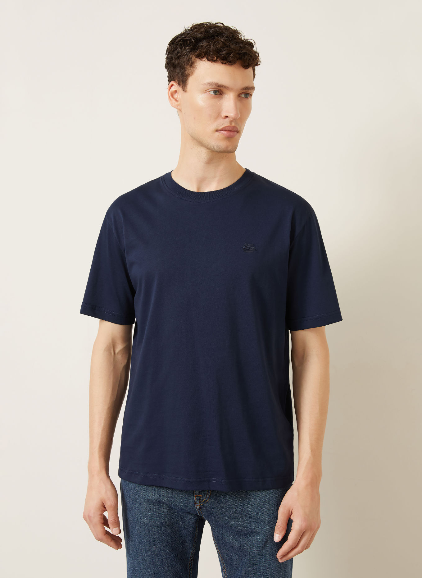 ETRO T-shirt: MÖRKBLÅ