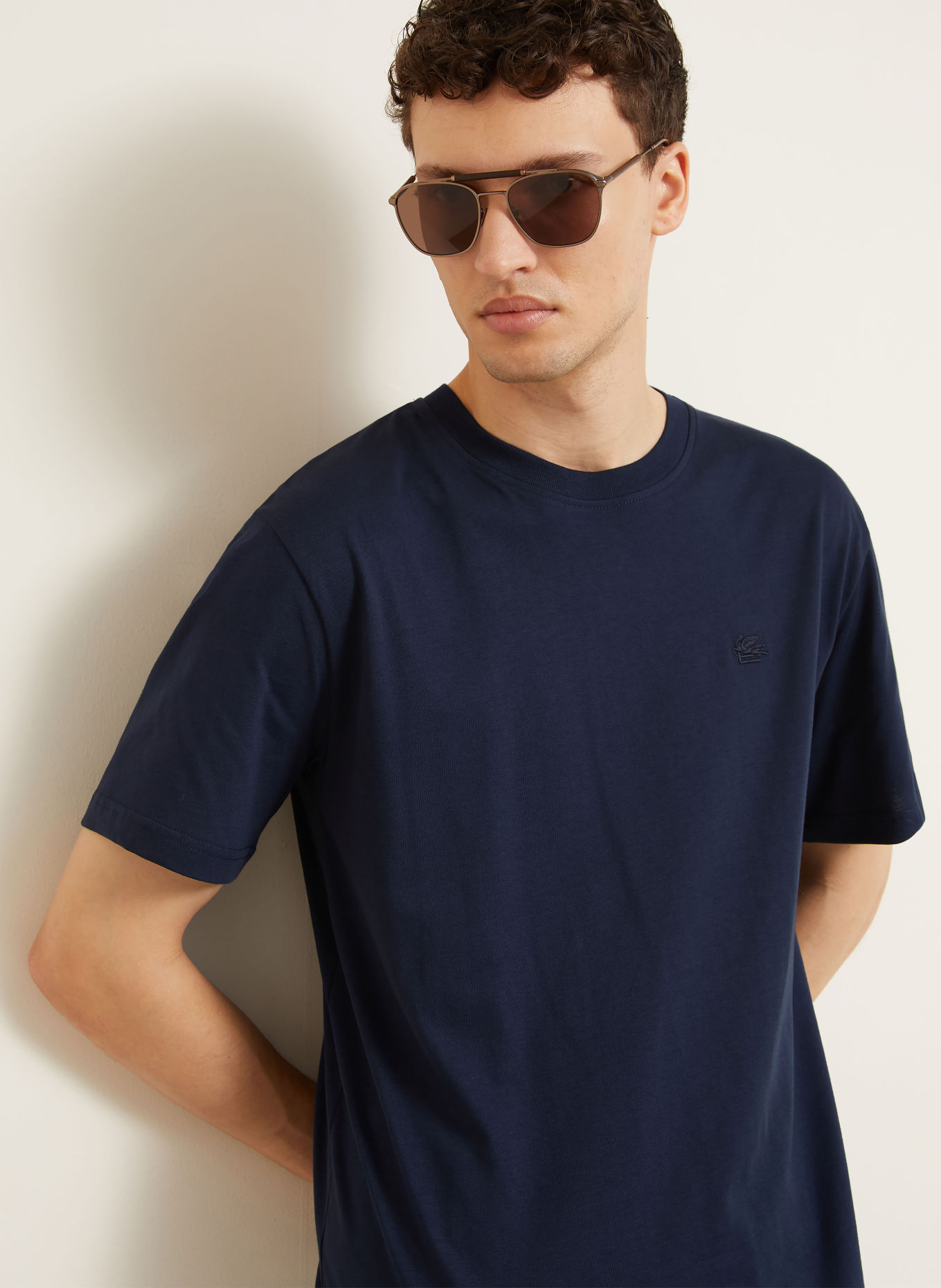ETRO T-shirt: MÖRKBLÅ