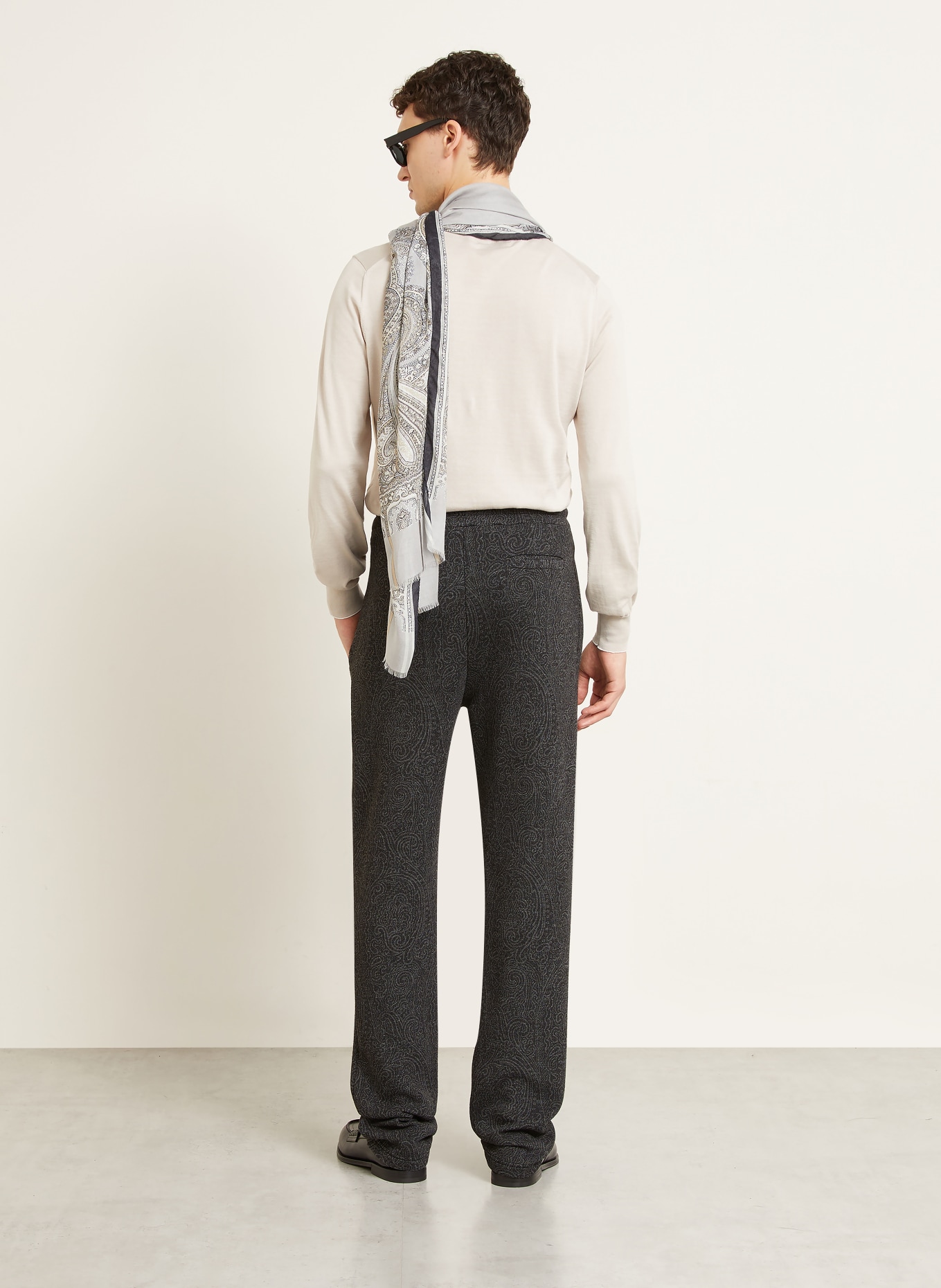 ETRO Sweatpants: DUNKELGRAU / HELLGRAU