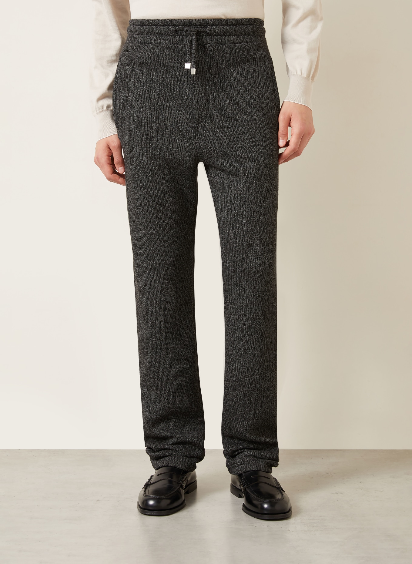 ETRO Sweatpants: DUNKELGRAU / HELLGRAU