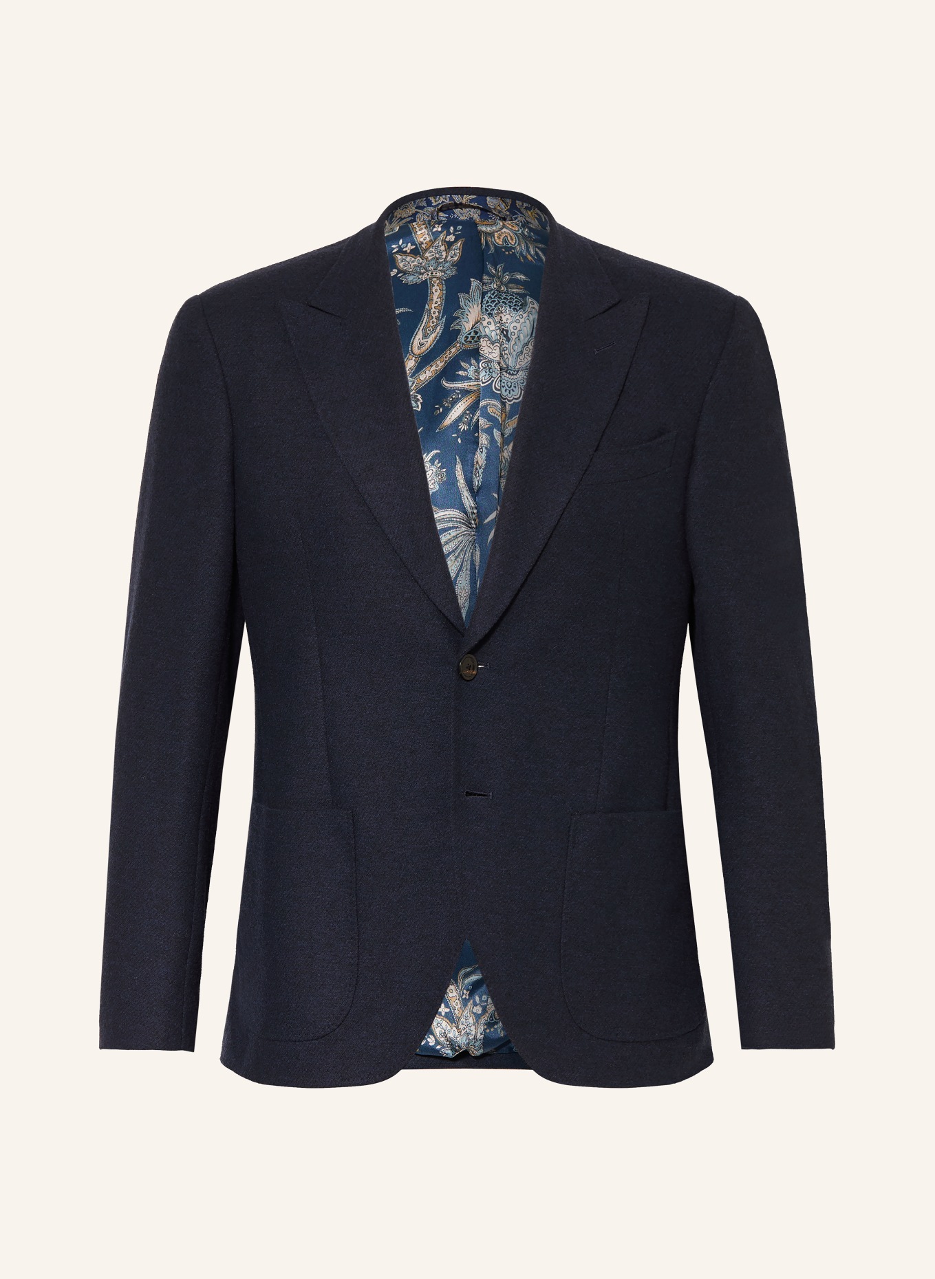 ETRO Sacou din flanel, croială slim fit: B0065