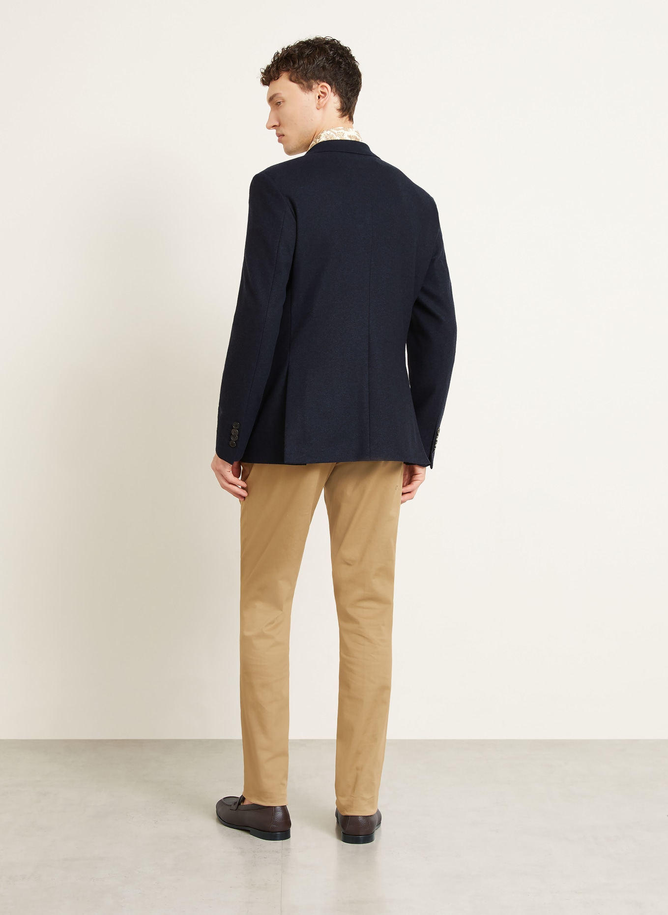 ETRO Sacou din flanel, croială slim fit: B0065