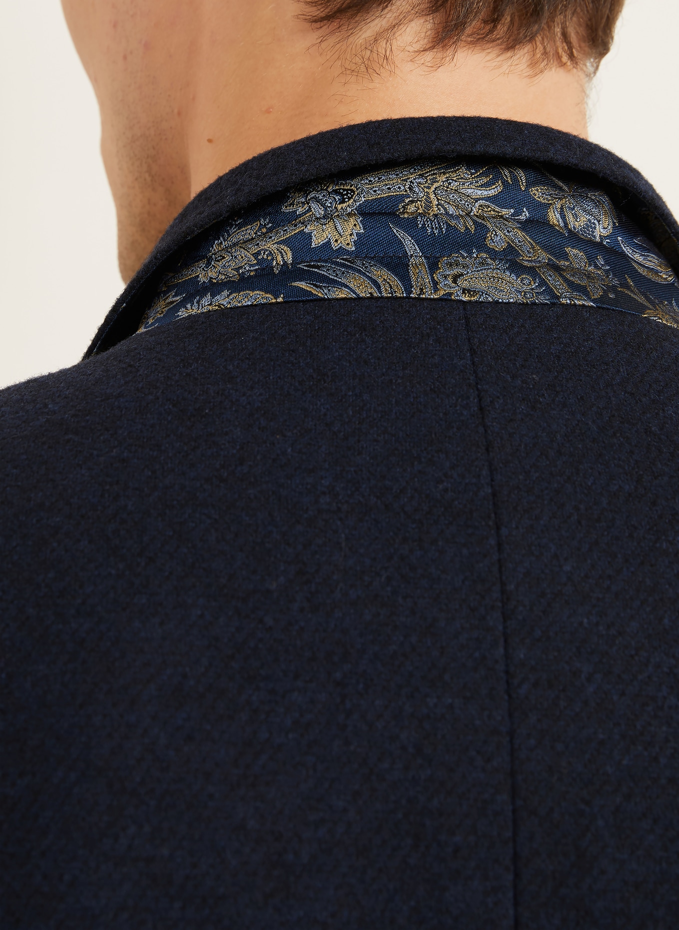 ETRO Sacou din flanel, croială slim fit: B0065