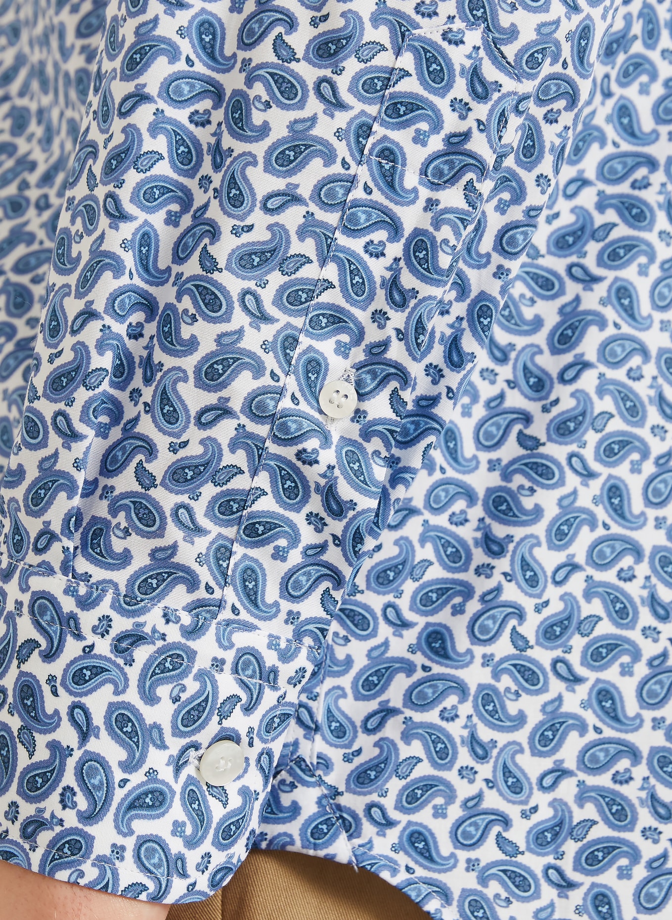 ETRO Comfort Fit Shirt: WHITE / LIGHT BLUE / DARK BLUE