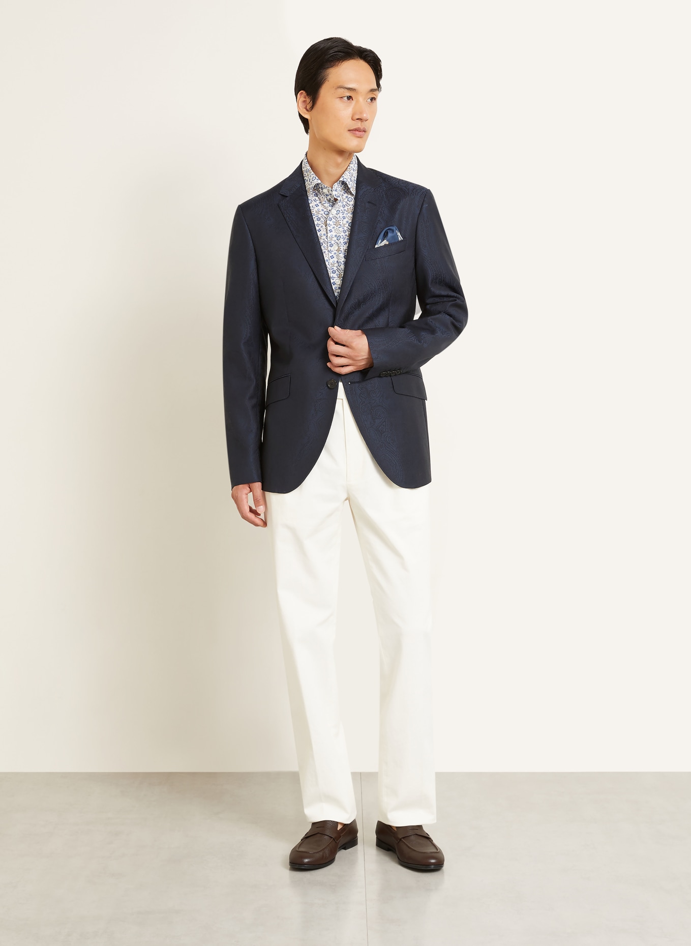 ETRO Kavaj i regular fit av jacquard: B1622