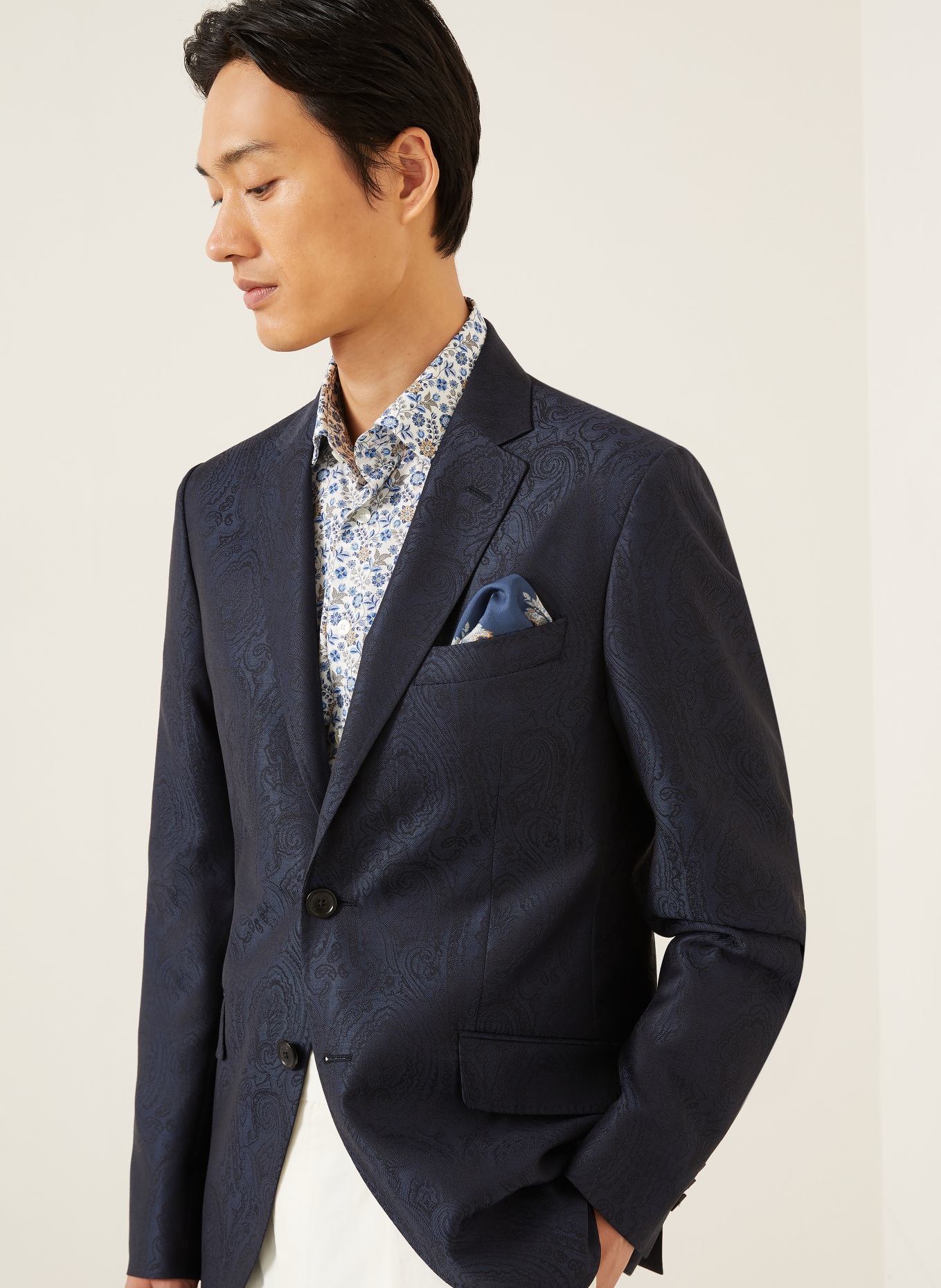 ETRO Kavaj i regular fit av jacquard: B1622
