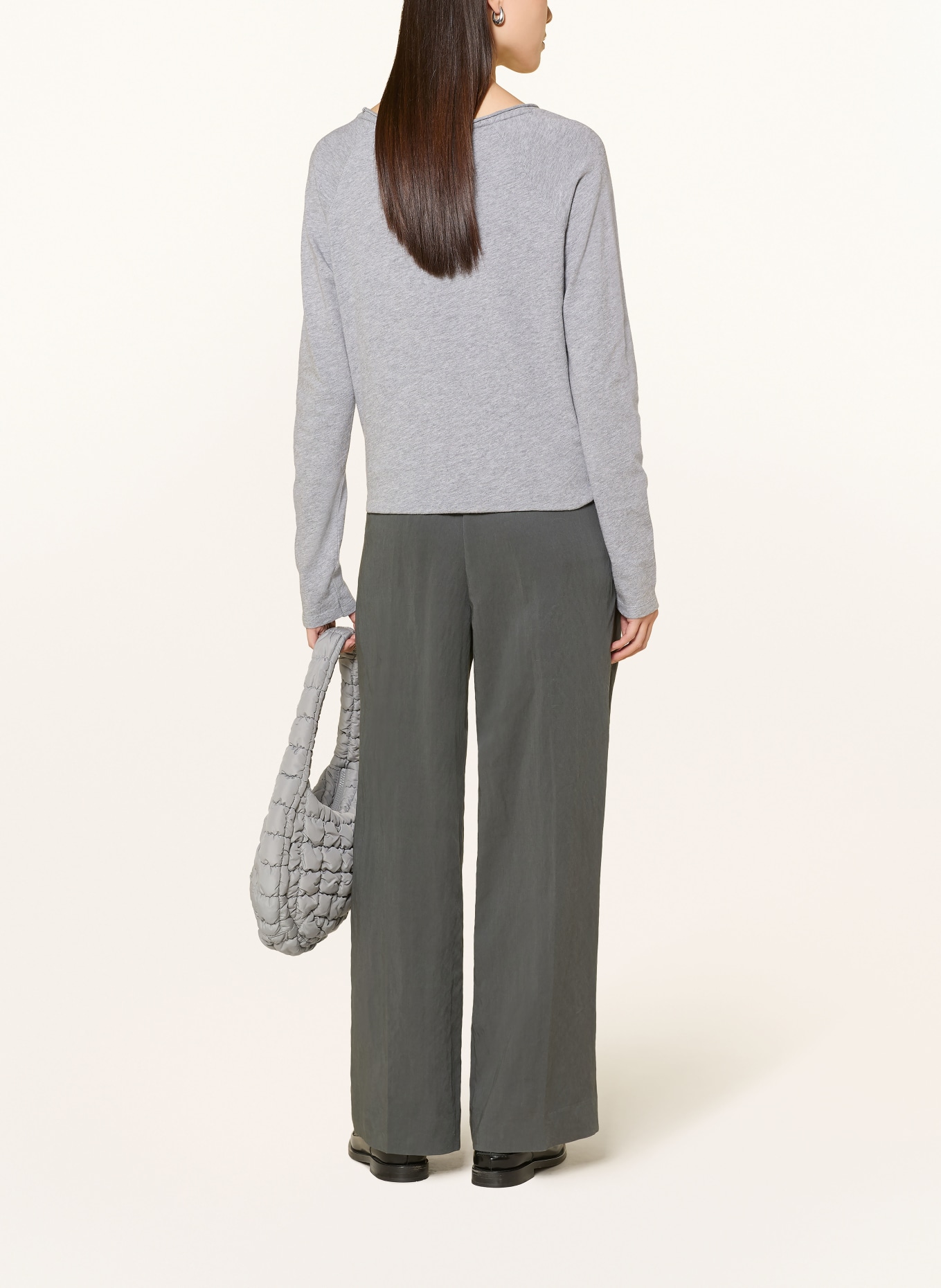 darling harbour Longsleeve: GREY MELANGE