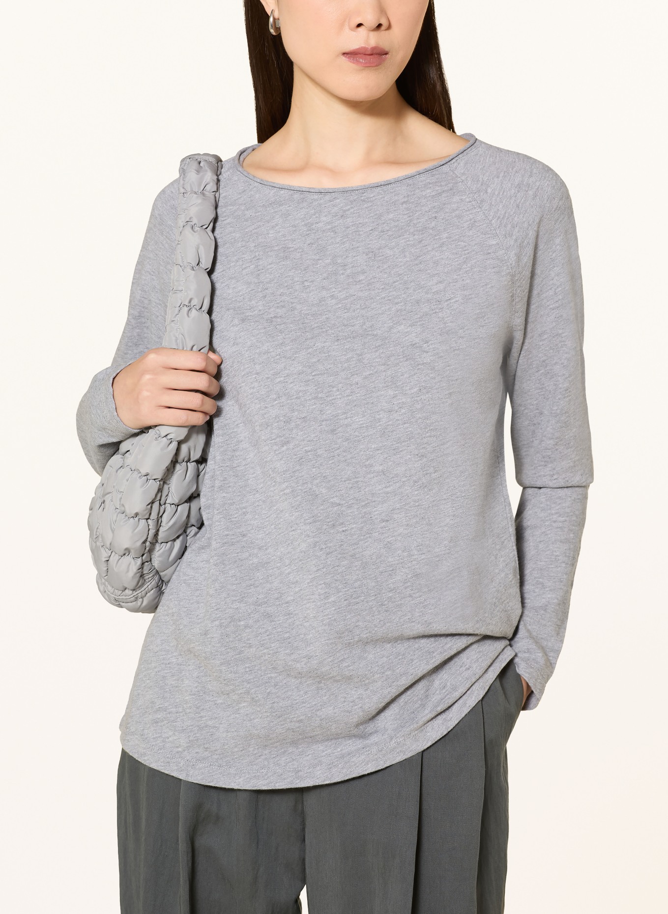 darling harbour Longsleeve: GREY MELANGE