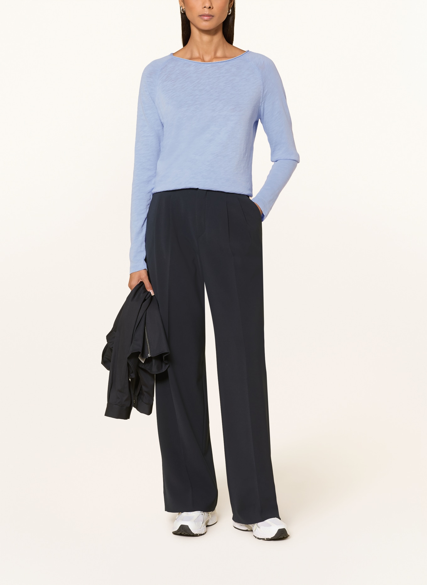 darling harbour Longsleeve: corn flower blue