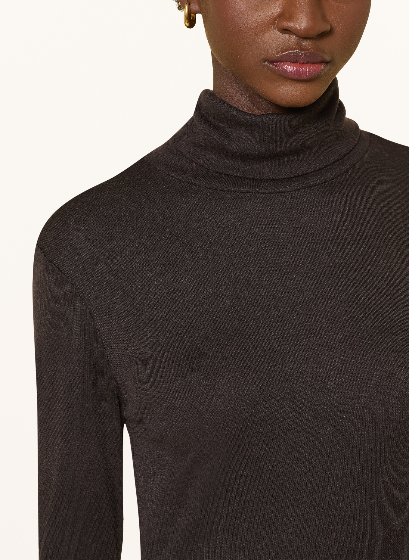 darling harbour Rollkragenshirt: DARK BROWN