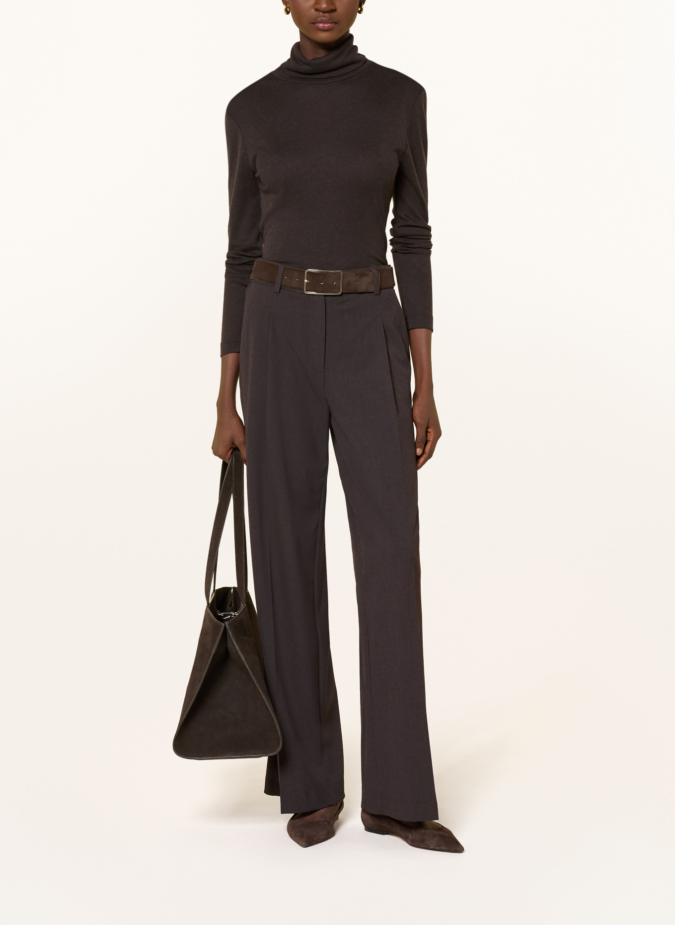darling harbour Rollkragenshirt: DARK BROWN