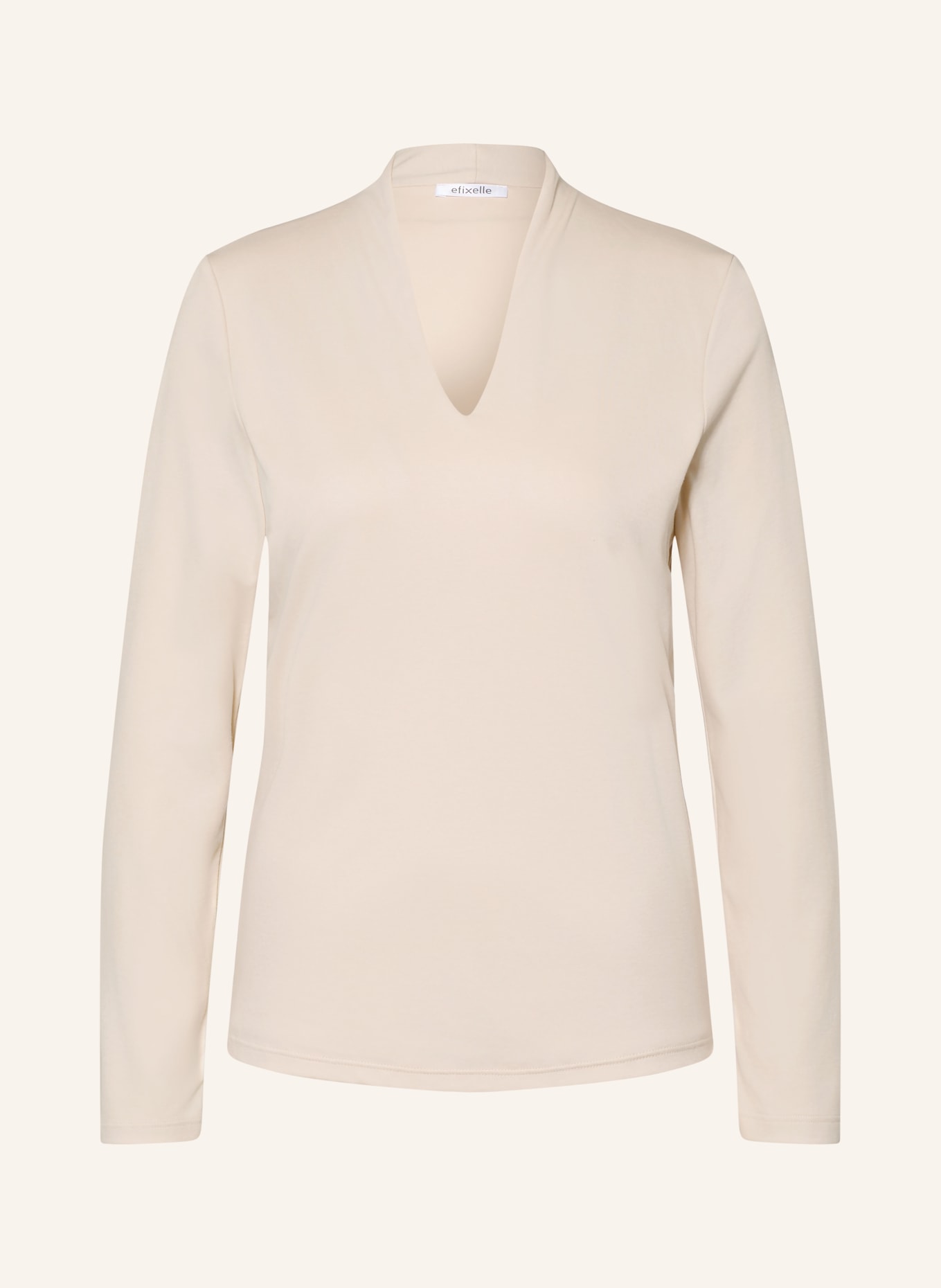 efixelle Long-sleeve shirt: BEIGE