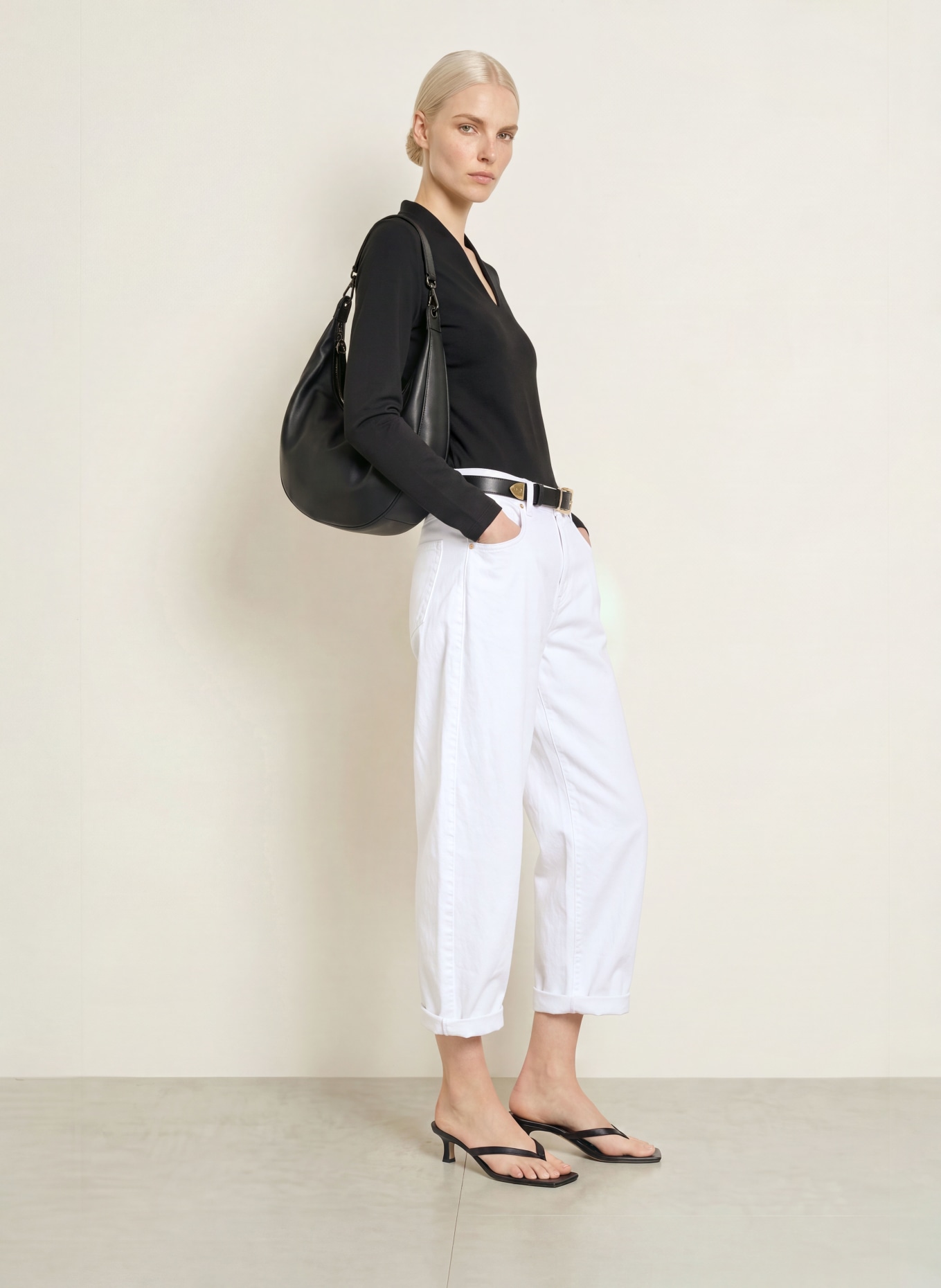efixelle Long-sleeve shirt: BLACK