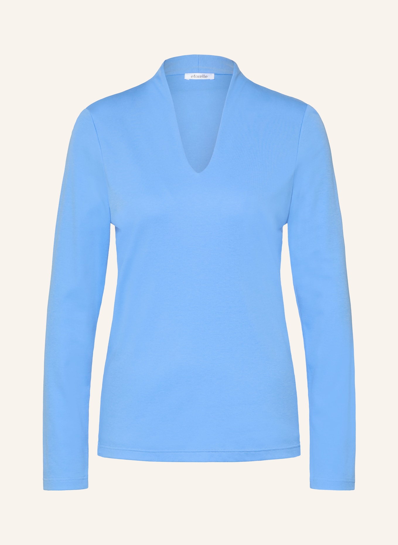 efixelle Longsleeve: LICHTBLAUW