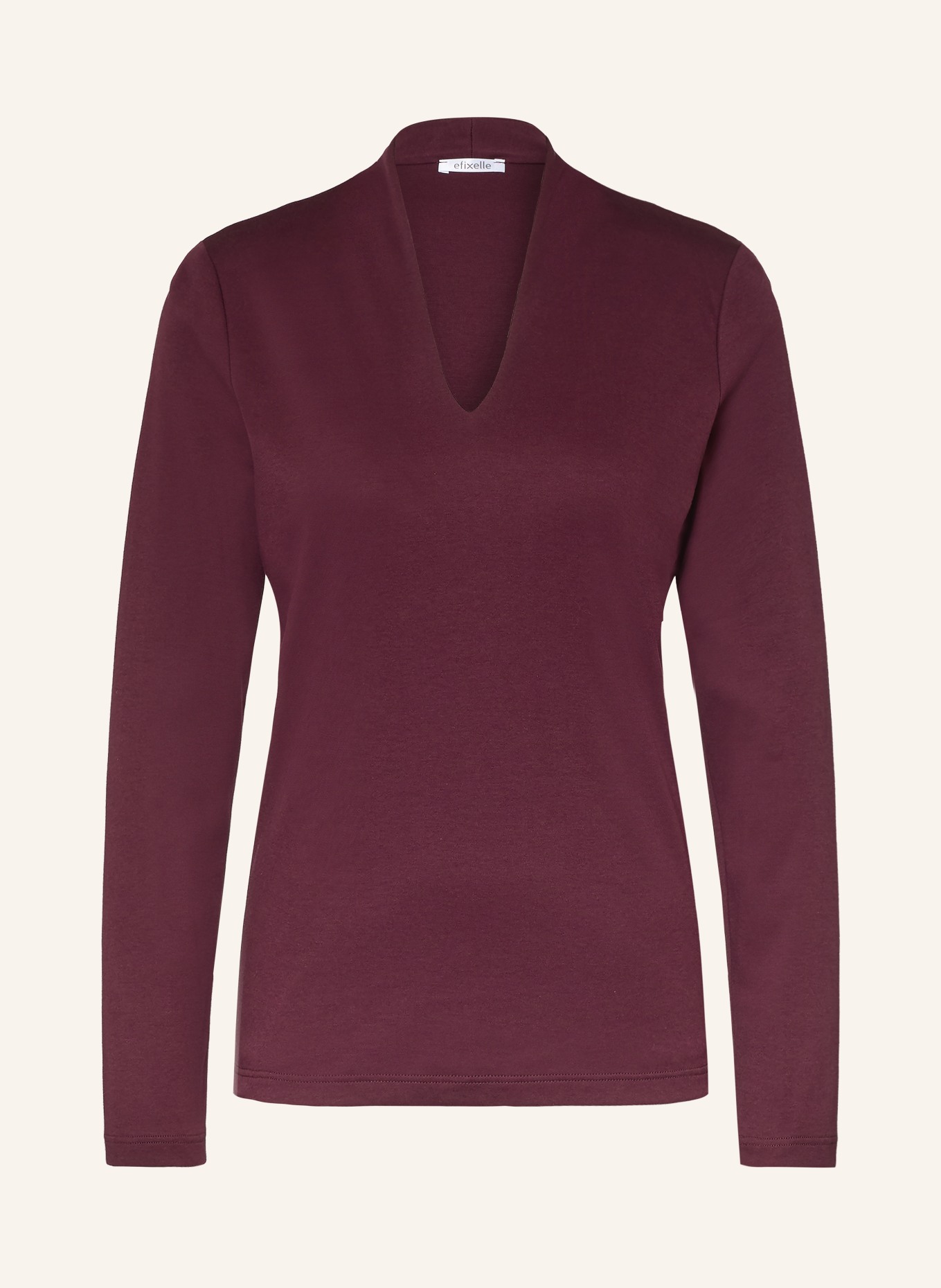 efixelle Longsleeve: DUNKELROT