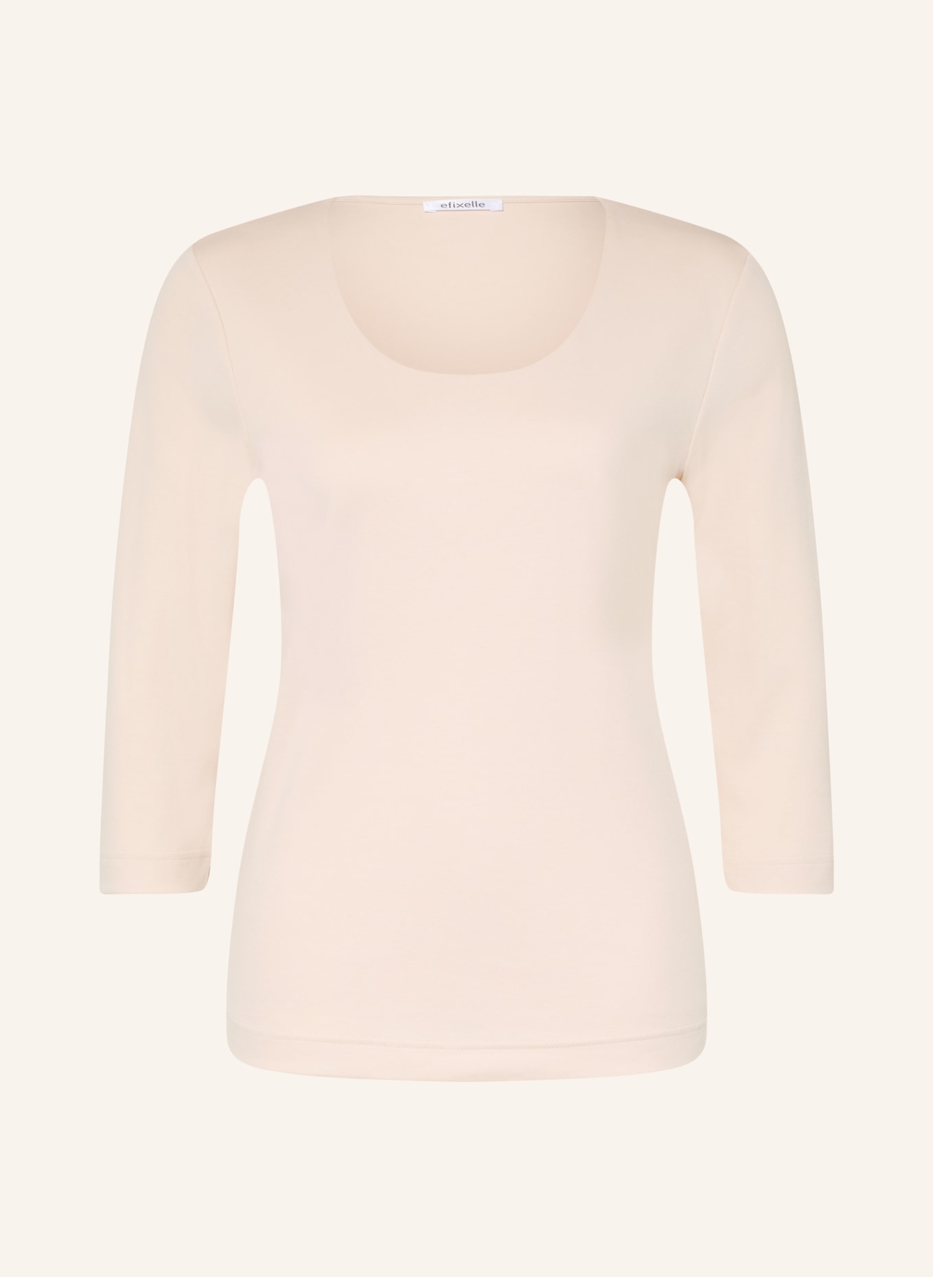 efixelle Haut à manches 3/4: BEIGE