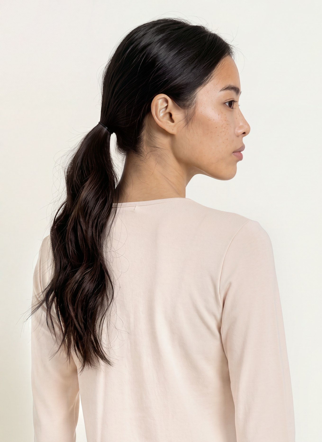 efixelle Haut à manches 3/4: BEIGE