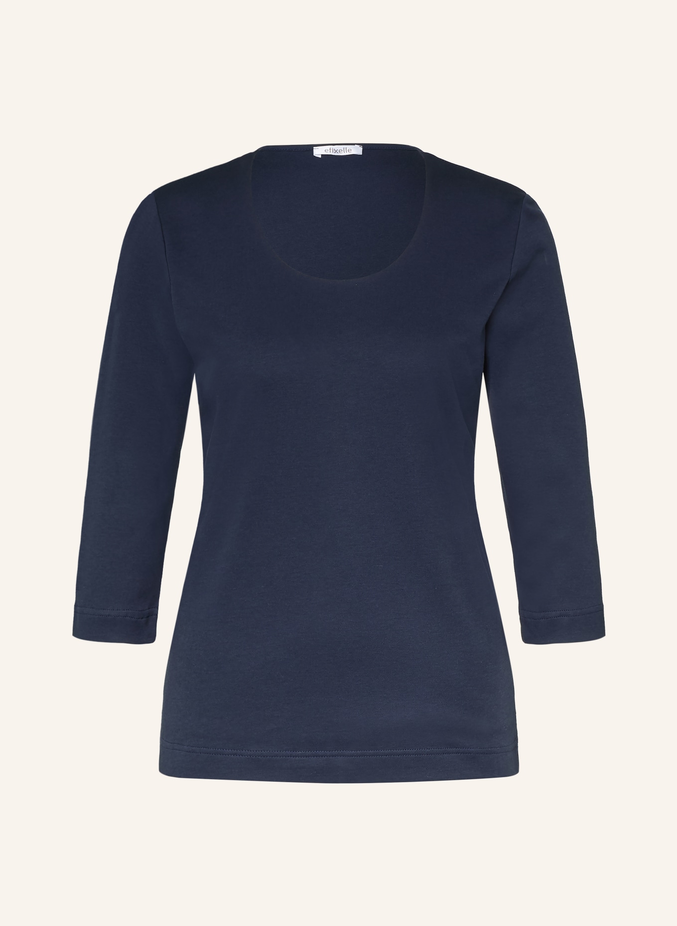 efixelle Shirt mit 3/4-Arm: DUNKELBLAU