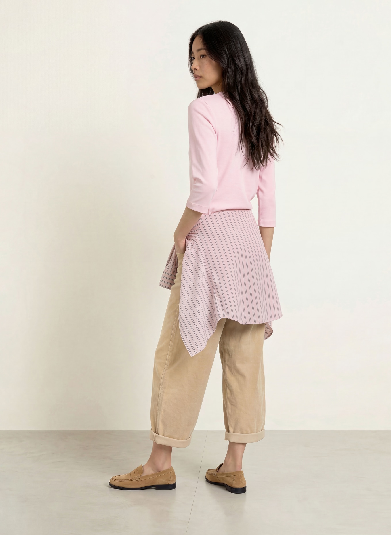 efixelle Shirt mit 3/4-Arm: ROSA