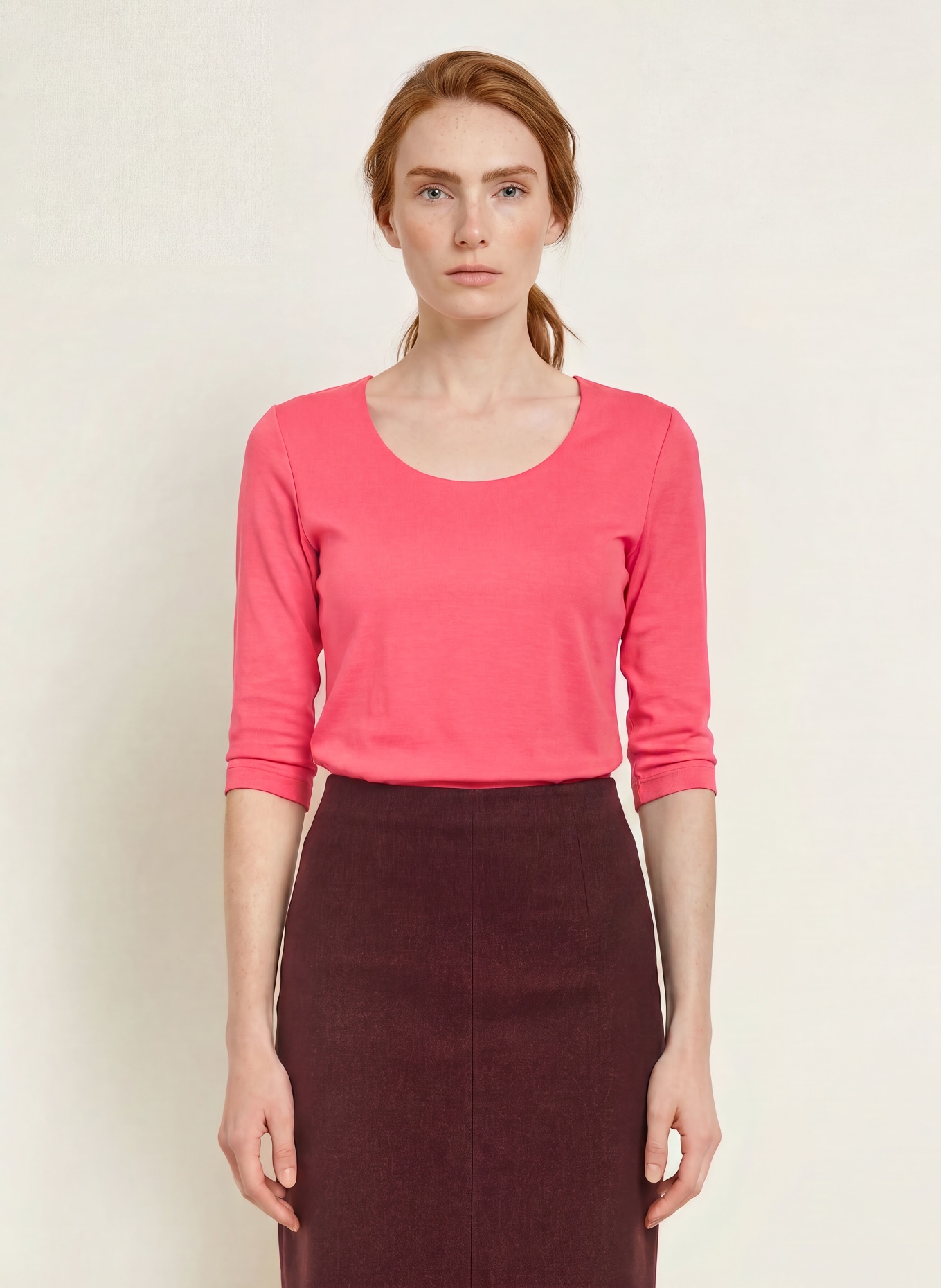 efixelle Shirt mit 3/4-Arm: PINK