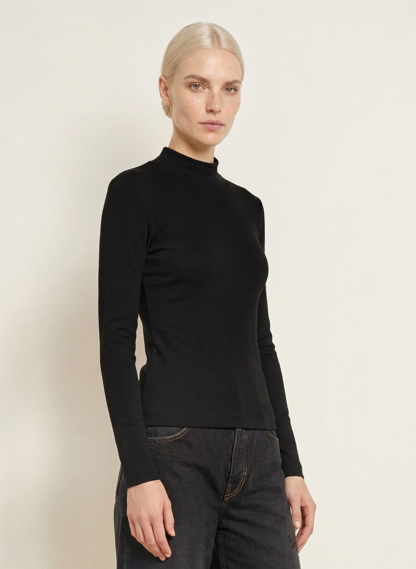 efixelle Longsleeve: SCHWARZ