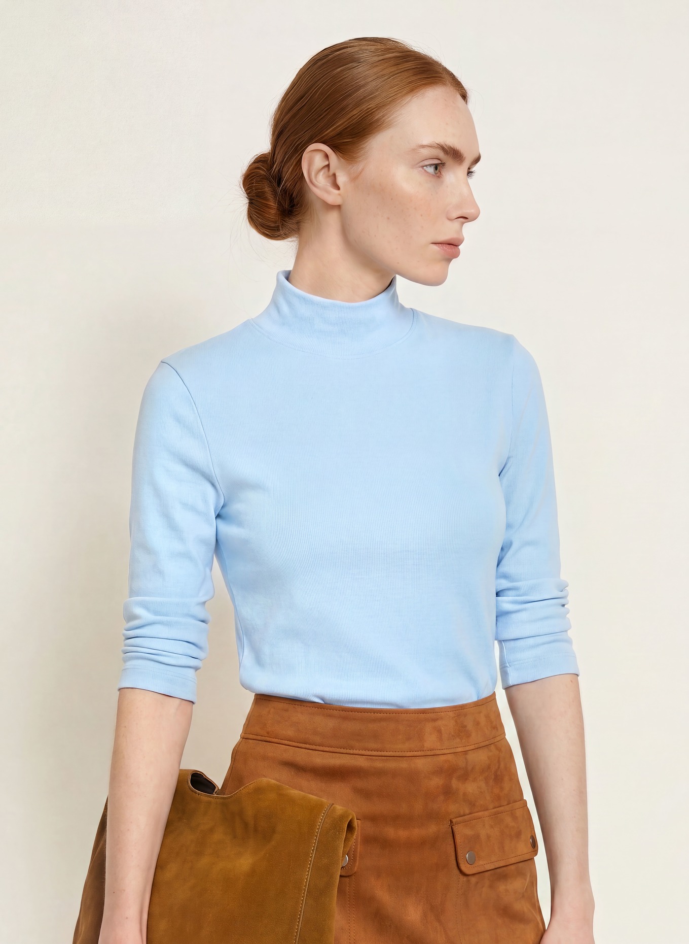 efixelle Longsleeve: HELLBLAU