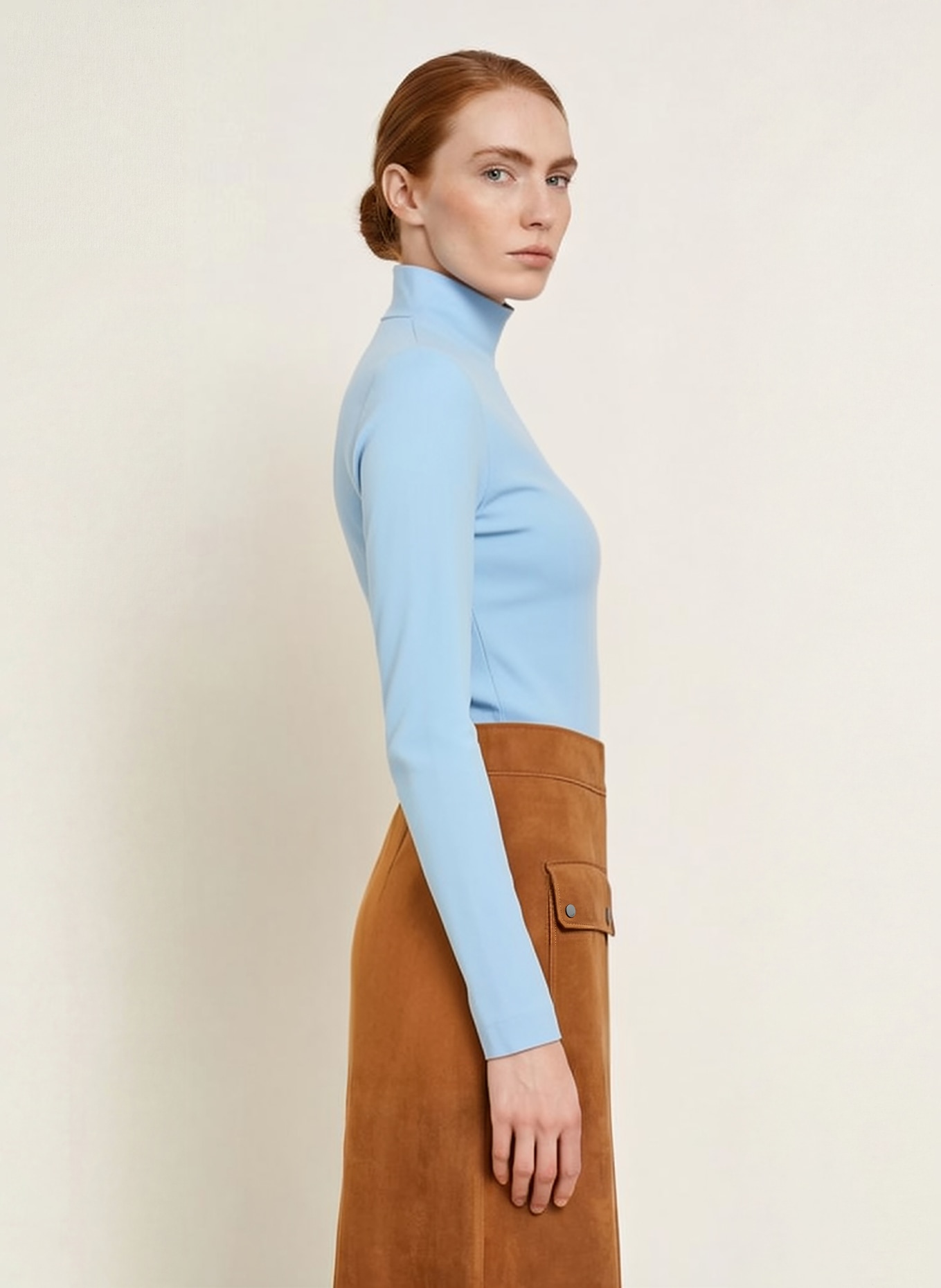efixelle Longsleeve: HELLBLAU