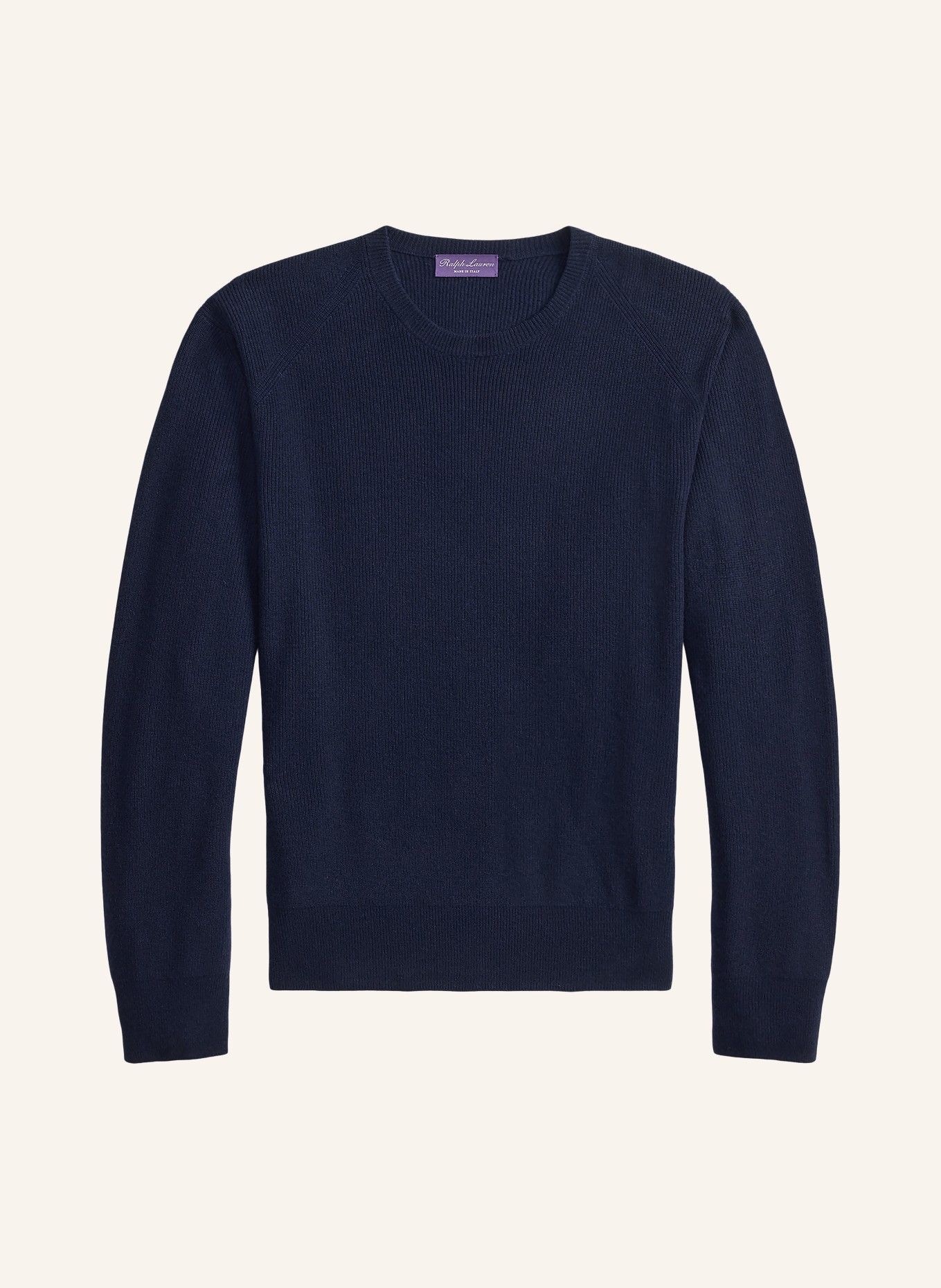 RALPH LAUREN PURPLE LABEL Cashmere-Pullover: DUNKELBLAU