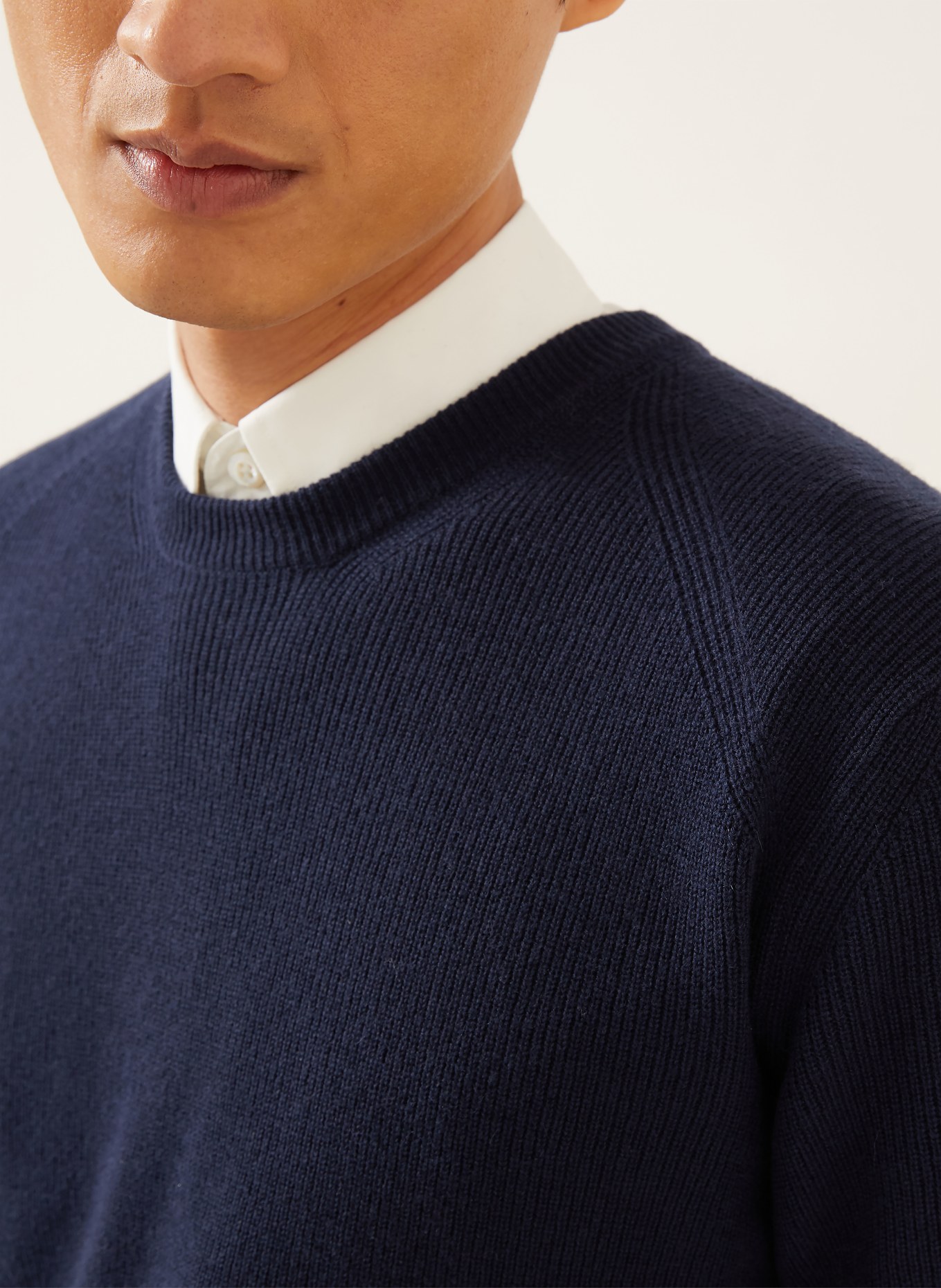 RALPH LAUREN PURPLE LABEL Cashmere-Pullover: DUNKELBLAU