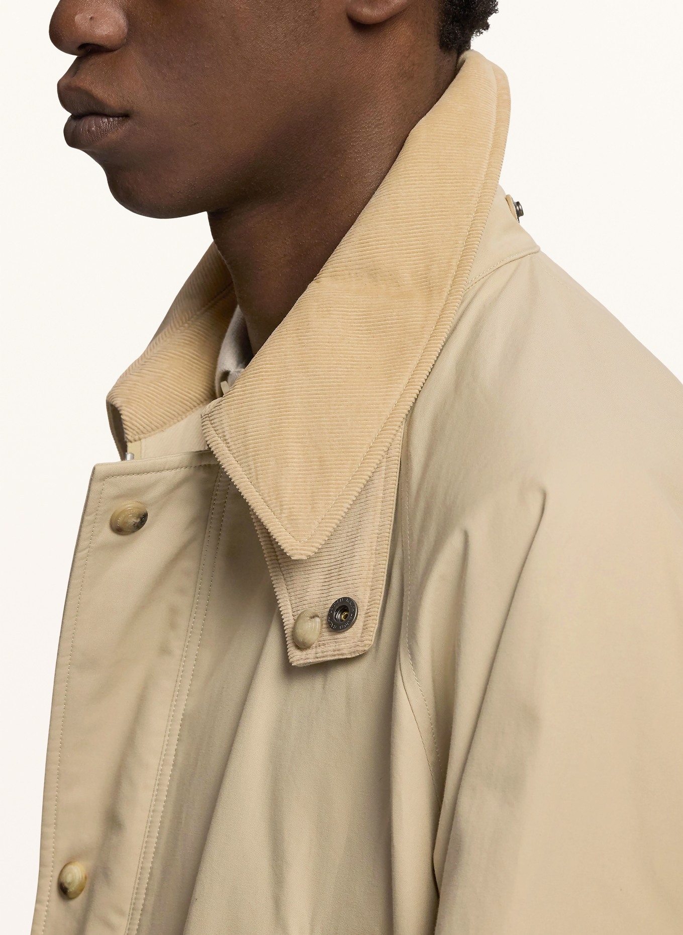RALPH LAUREN PURPLE LABEL Parka cu glugă detașabilă: BEJ