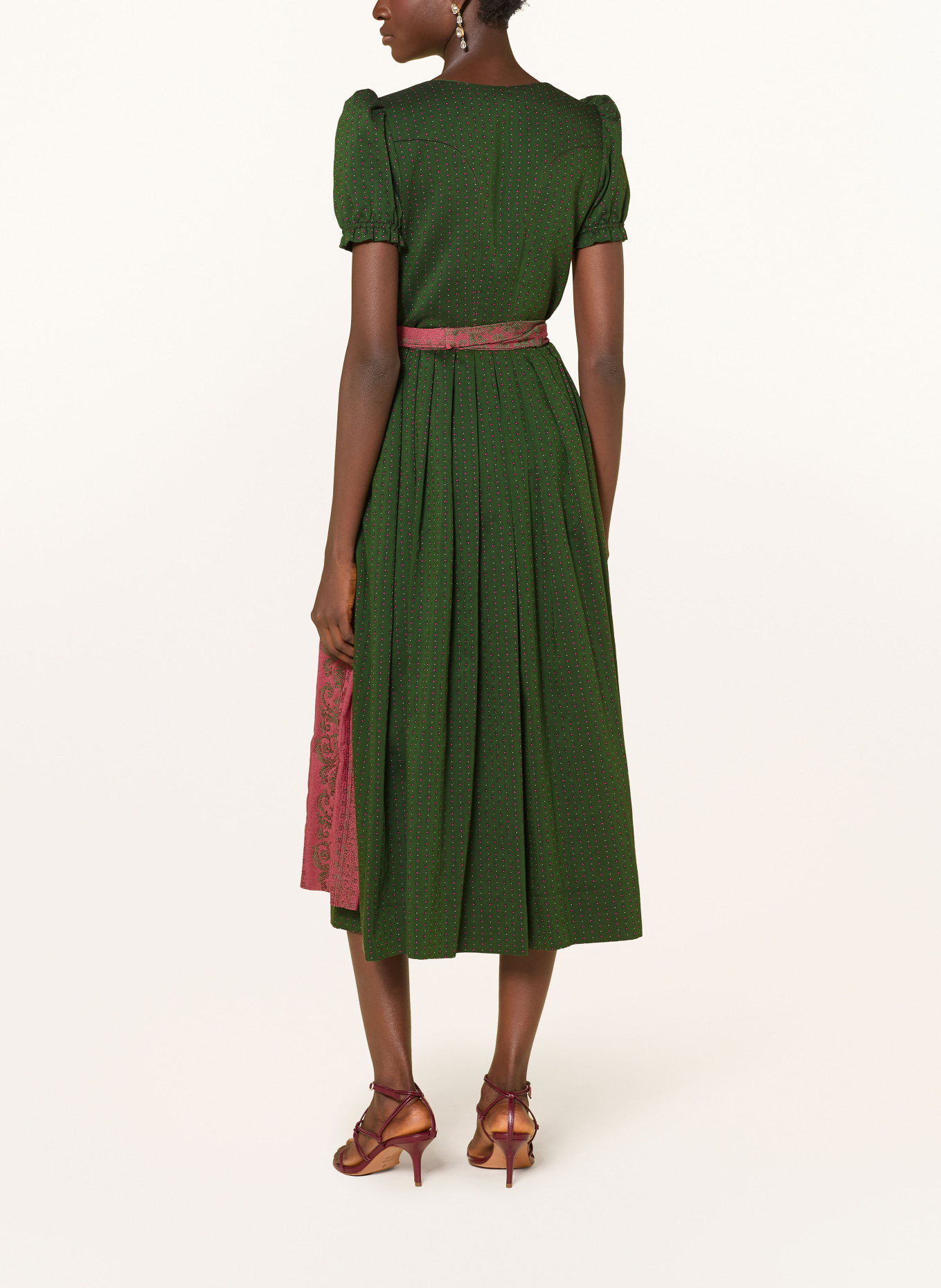 Gottseidank Dirndl ELODIE: GRÜN / FUCHSIA